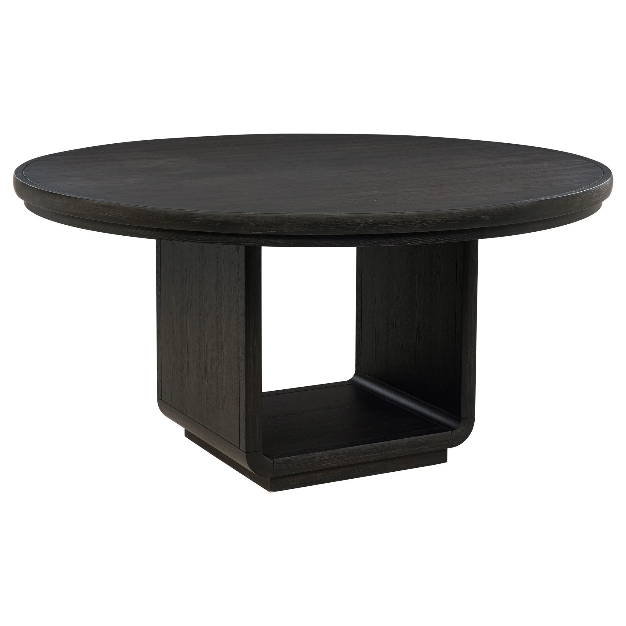 Leandro 5-piece Round Dining Table Set Burnished Black - Image 3