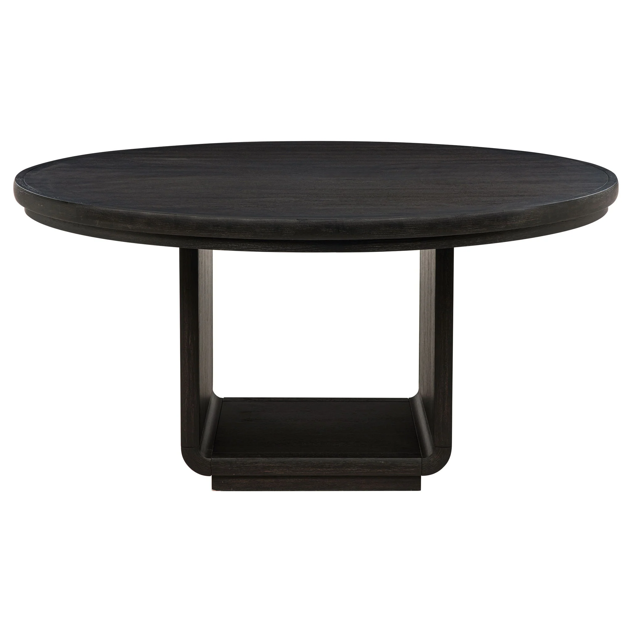Leandro 7-piece Round Dining Table Set Burnished Black - Image 4