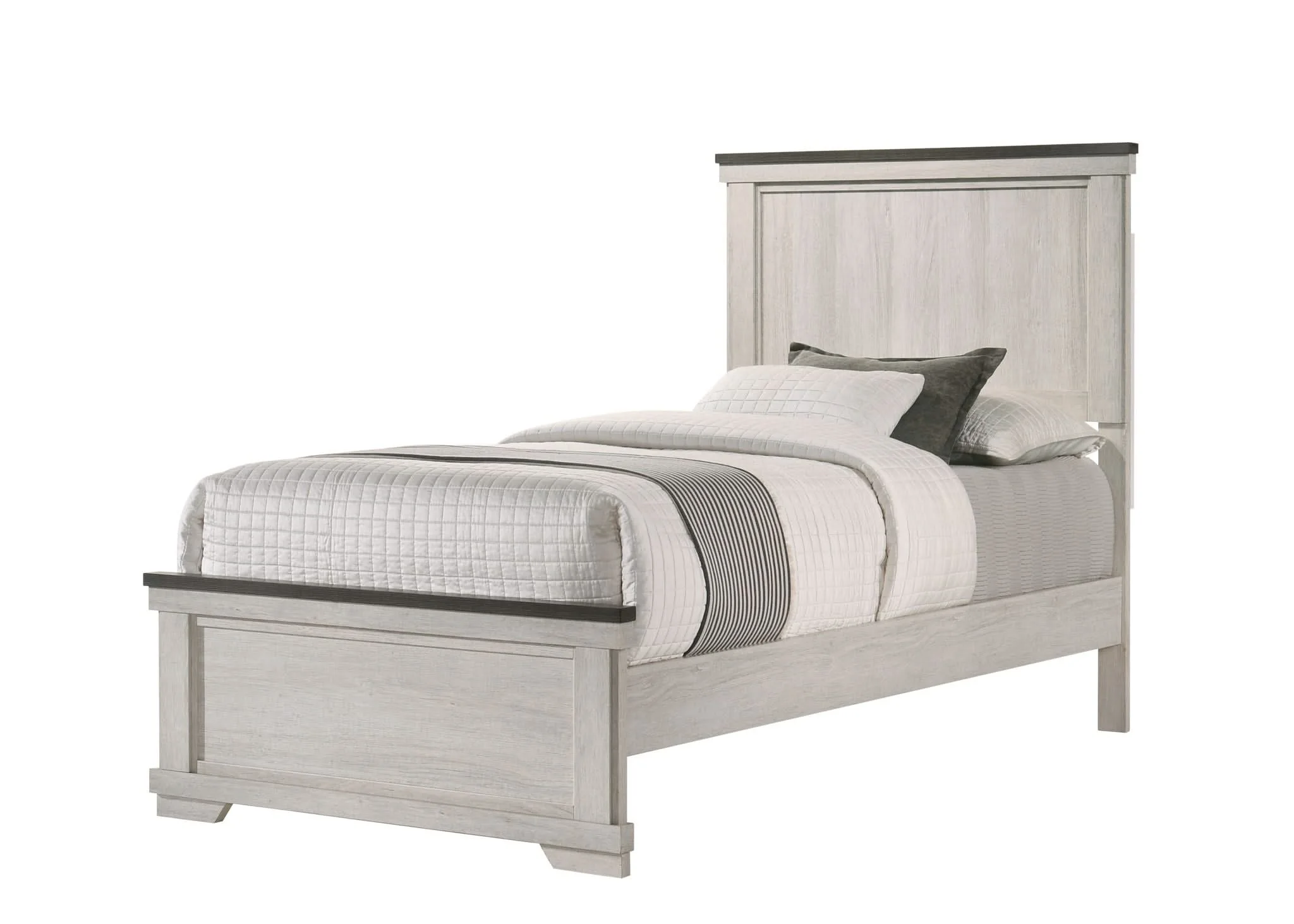 Leighton - Twin 5 Piece Bedroom Set - White - Image 2