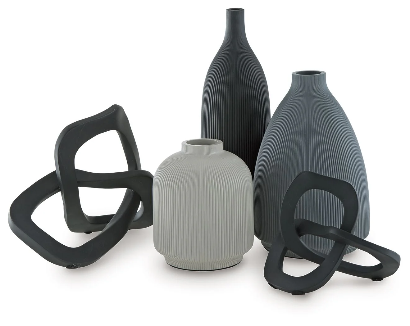 Leithick - Accessory Set (Set of 5) - Black / Tan / Gray