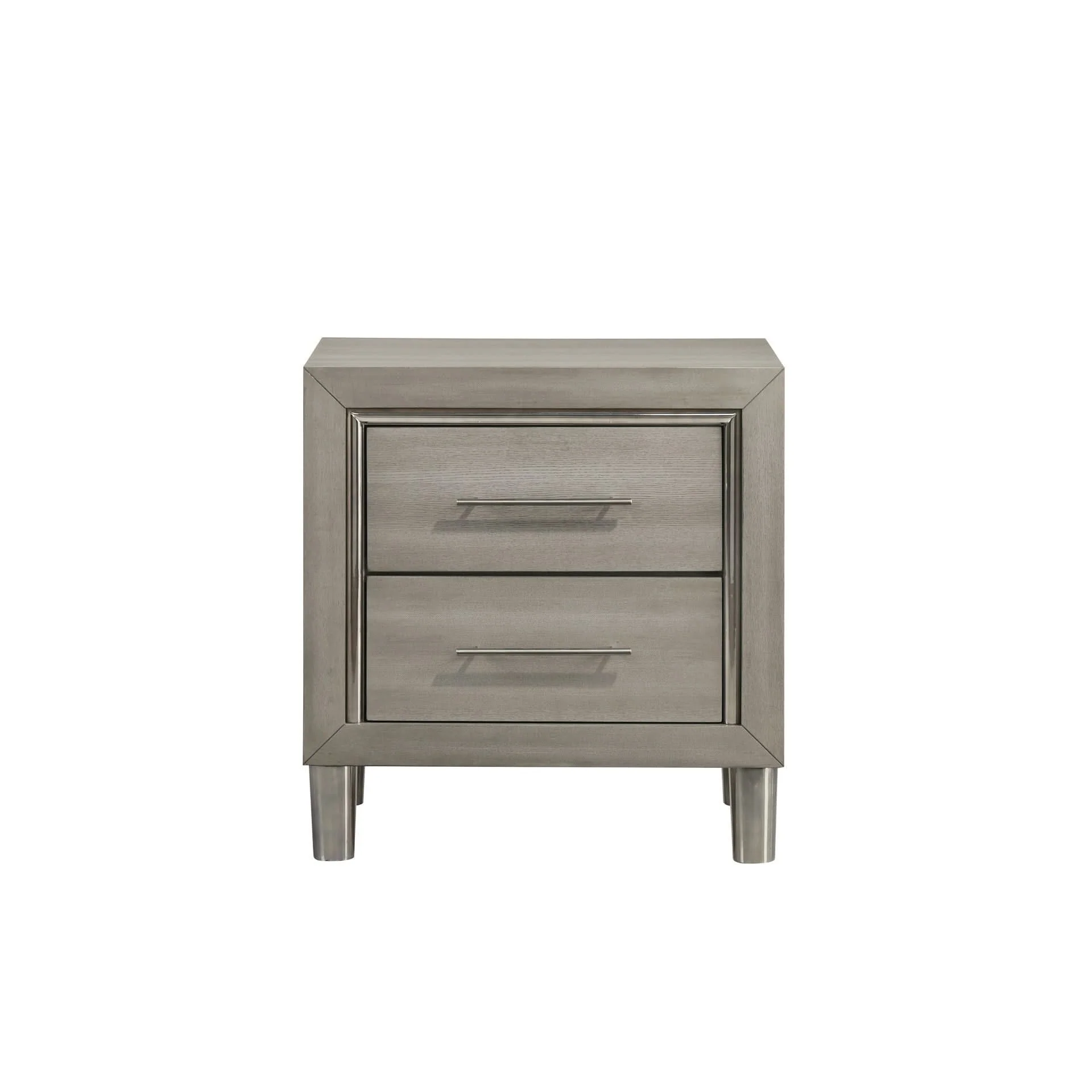 Lennox - 2 Drawer Nightstand - Gray - Image 2