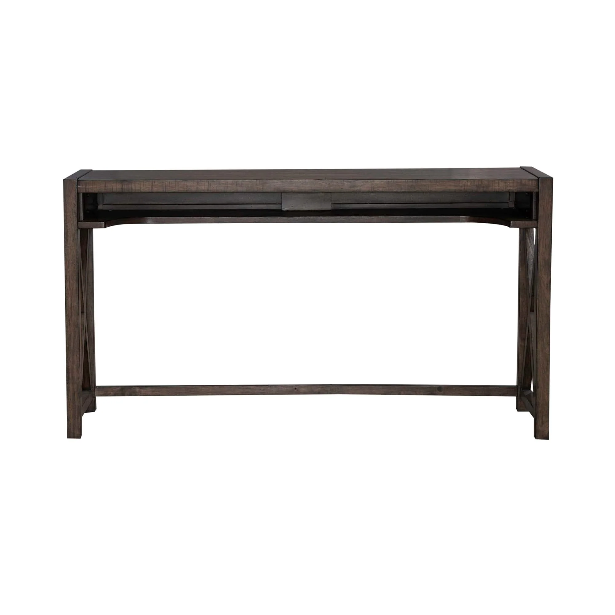 Lennox - Console Bar Table - Weathered Chestnut - Image 3