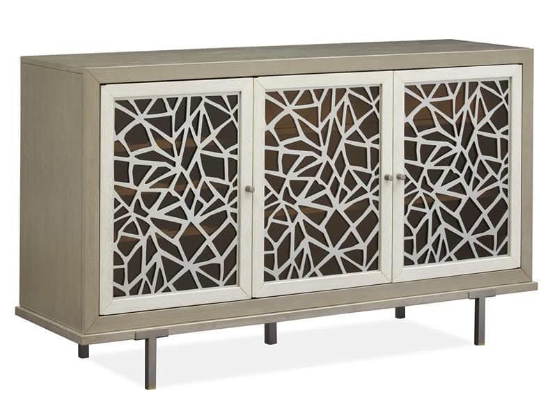 Lenox Server with Bronze Glass Doors and Wine Storage - Image 2