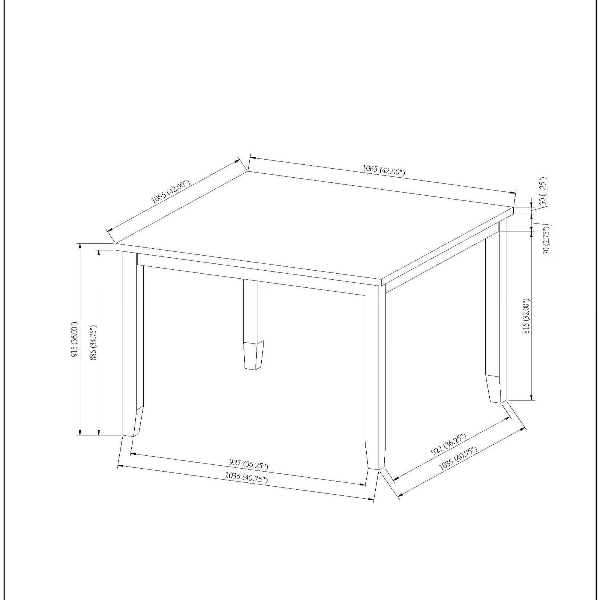 Leoncia - Bar Table And 4 Bar Stools - Espresso / White - Image 4
