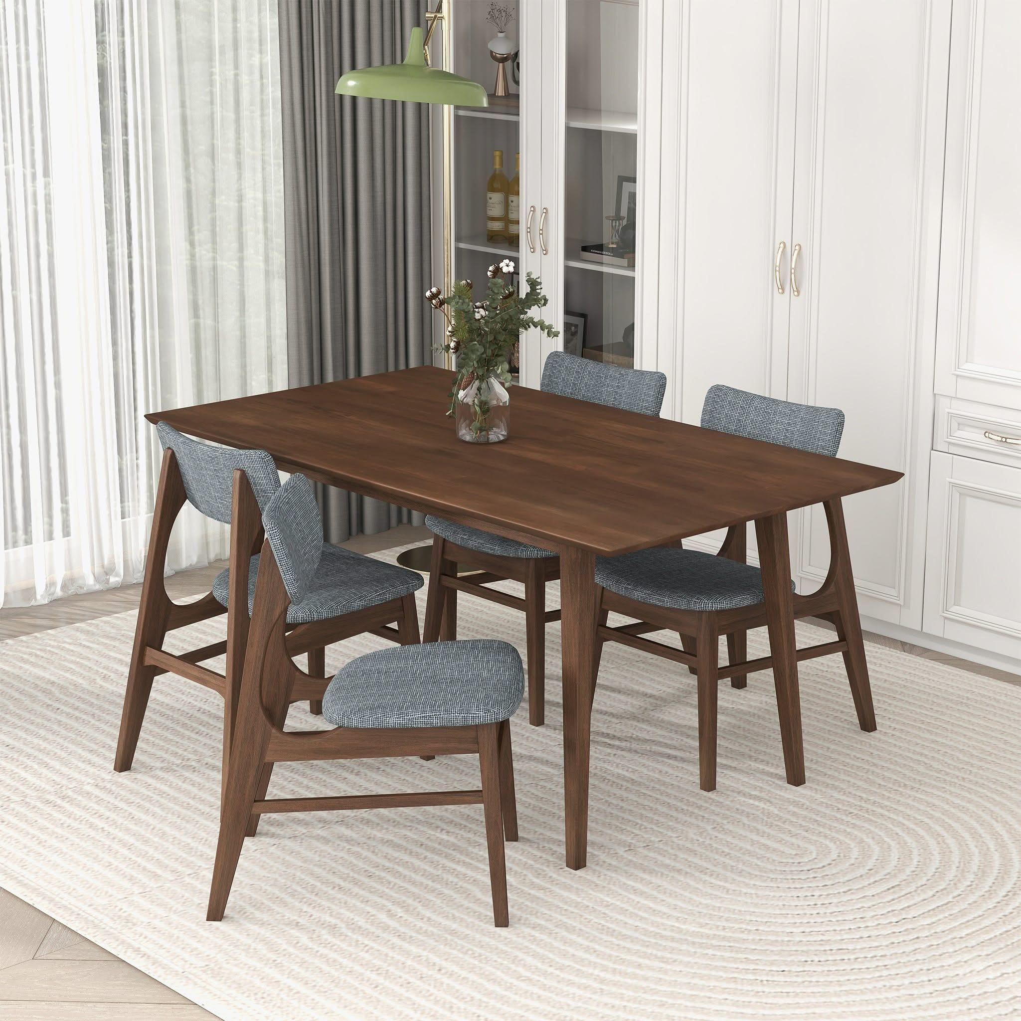 Levi - Modern Style Rectangular Dining Kitchen Table - Image 12