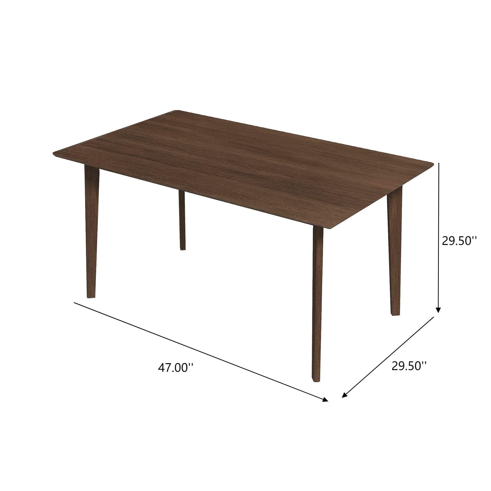 Levi - Modern Style Rectangular Dining Kitchen Table - Image 15