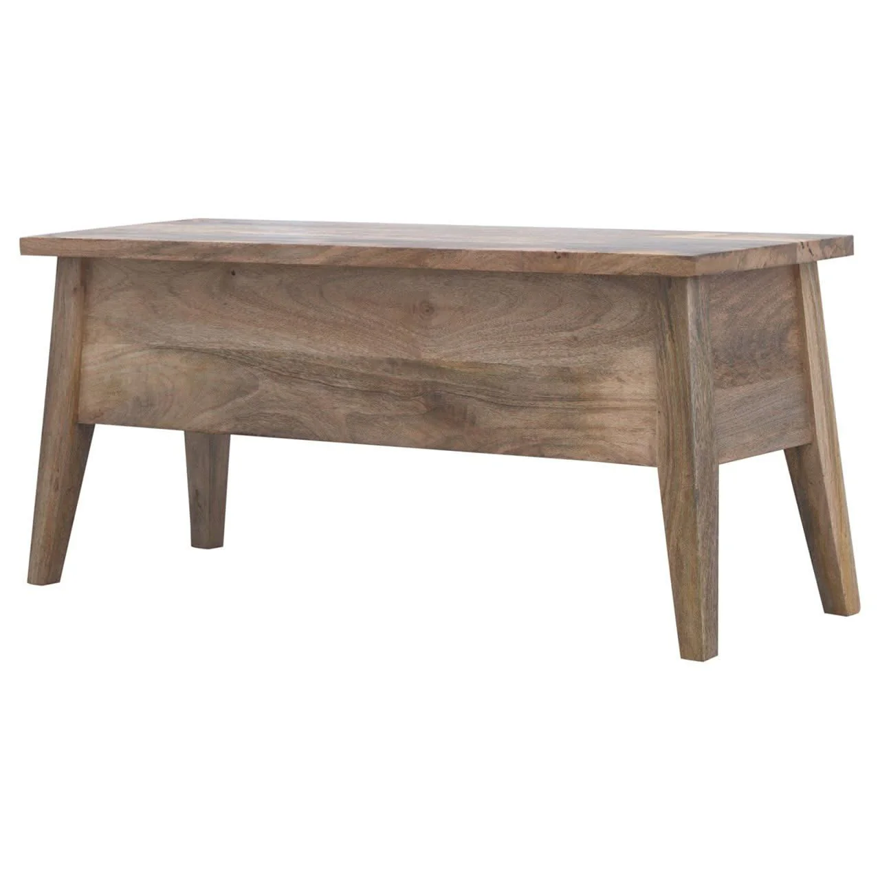 Lid Up Storage Bench - Oak - Image 3