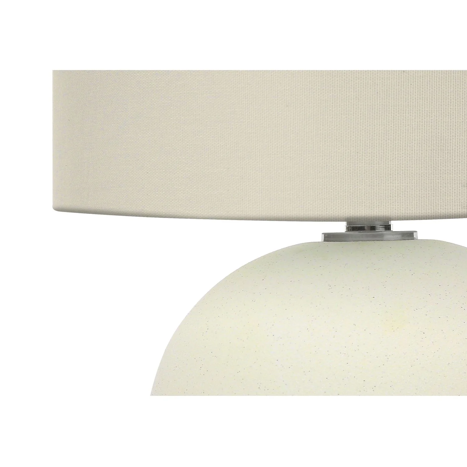 Lighting, Contemporary Table Lamp, Ceramic - Cream - Image 4