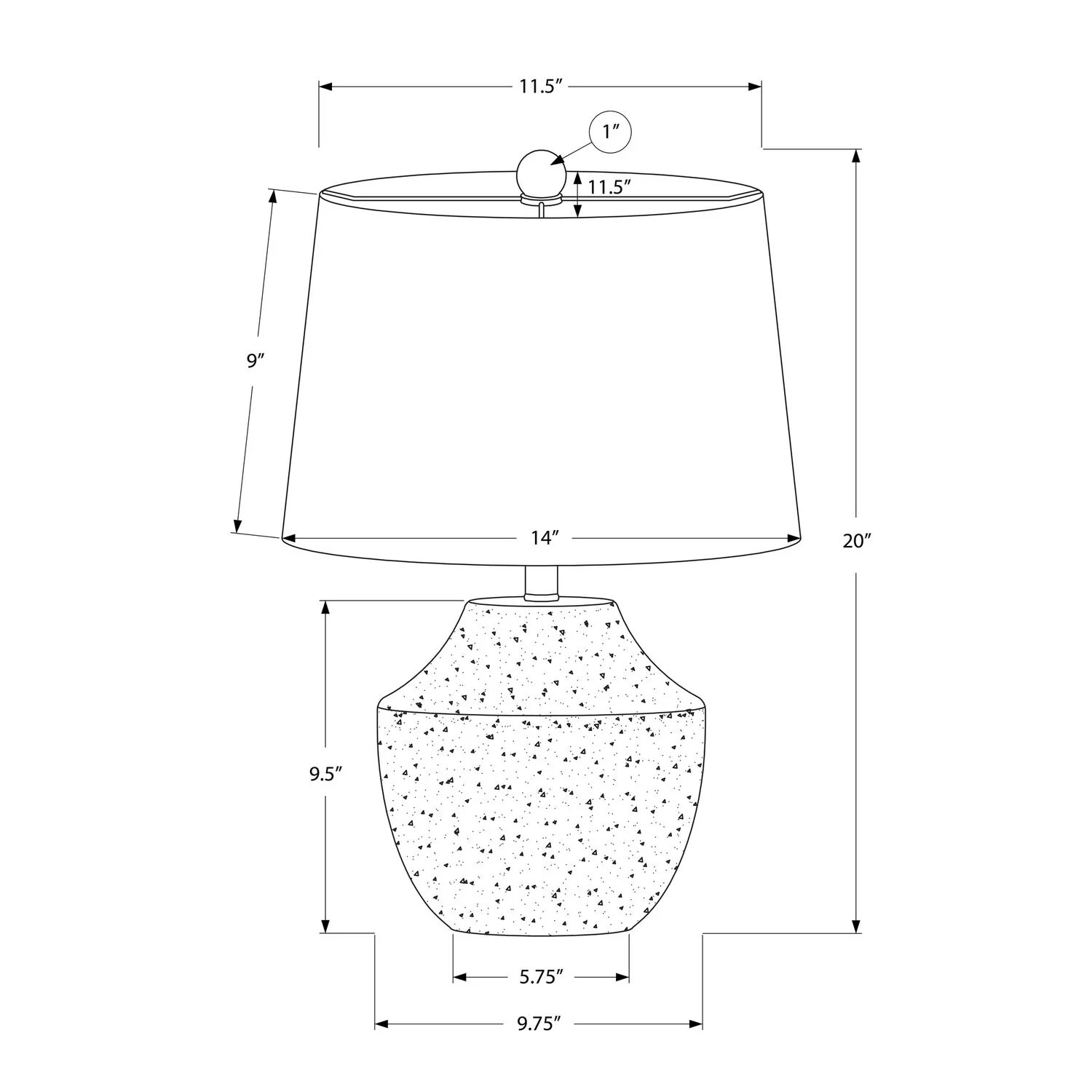Lighting, Modern Table Lamp, Concrete - Cream - Image 4