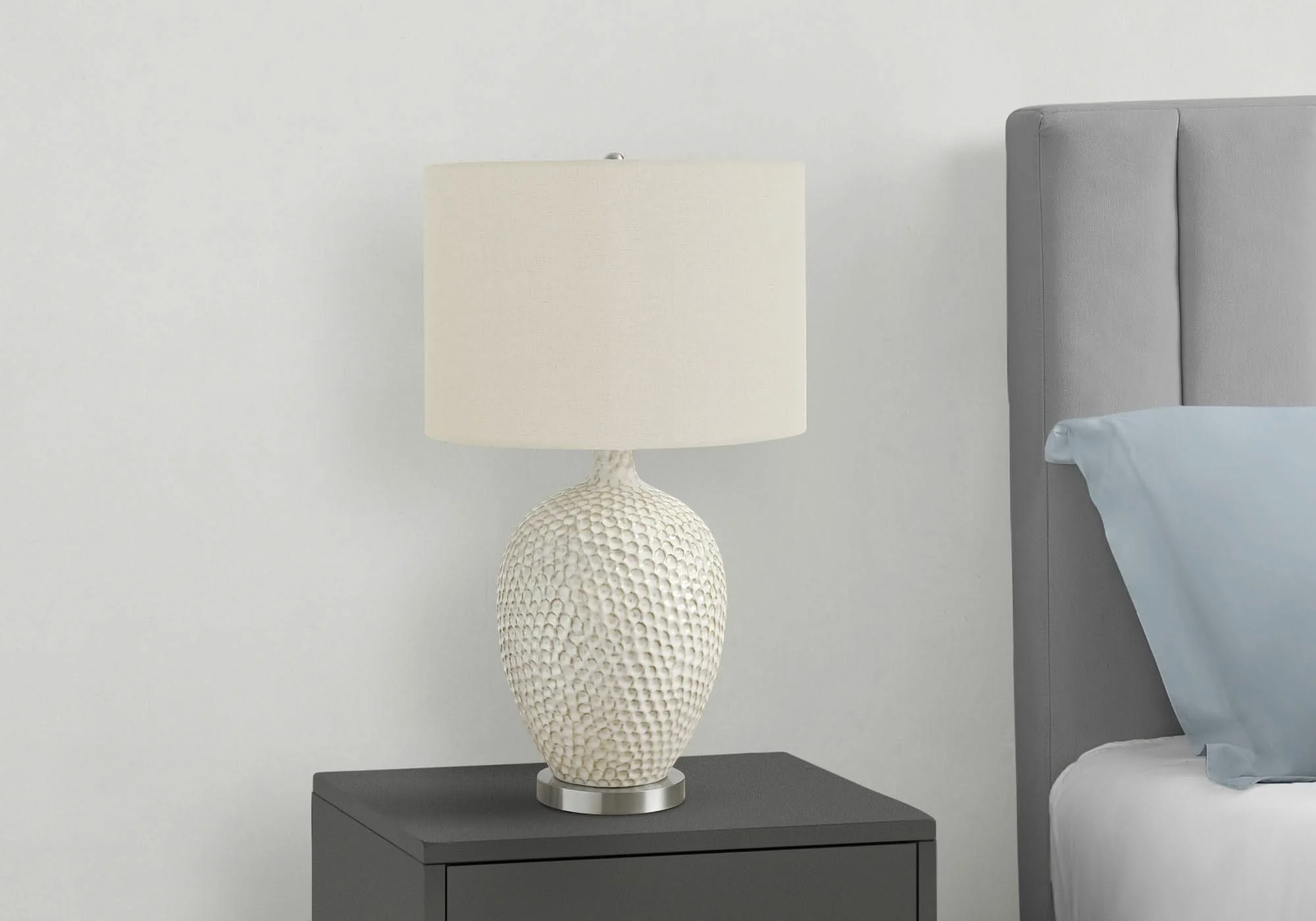 Lighting, Table Lamp, Ceramic, Contemporary - Cream - Image 3