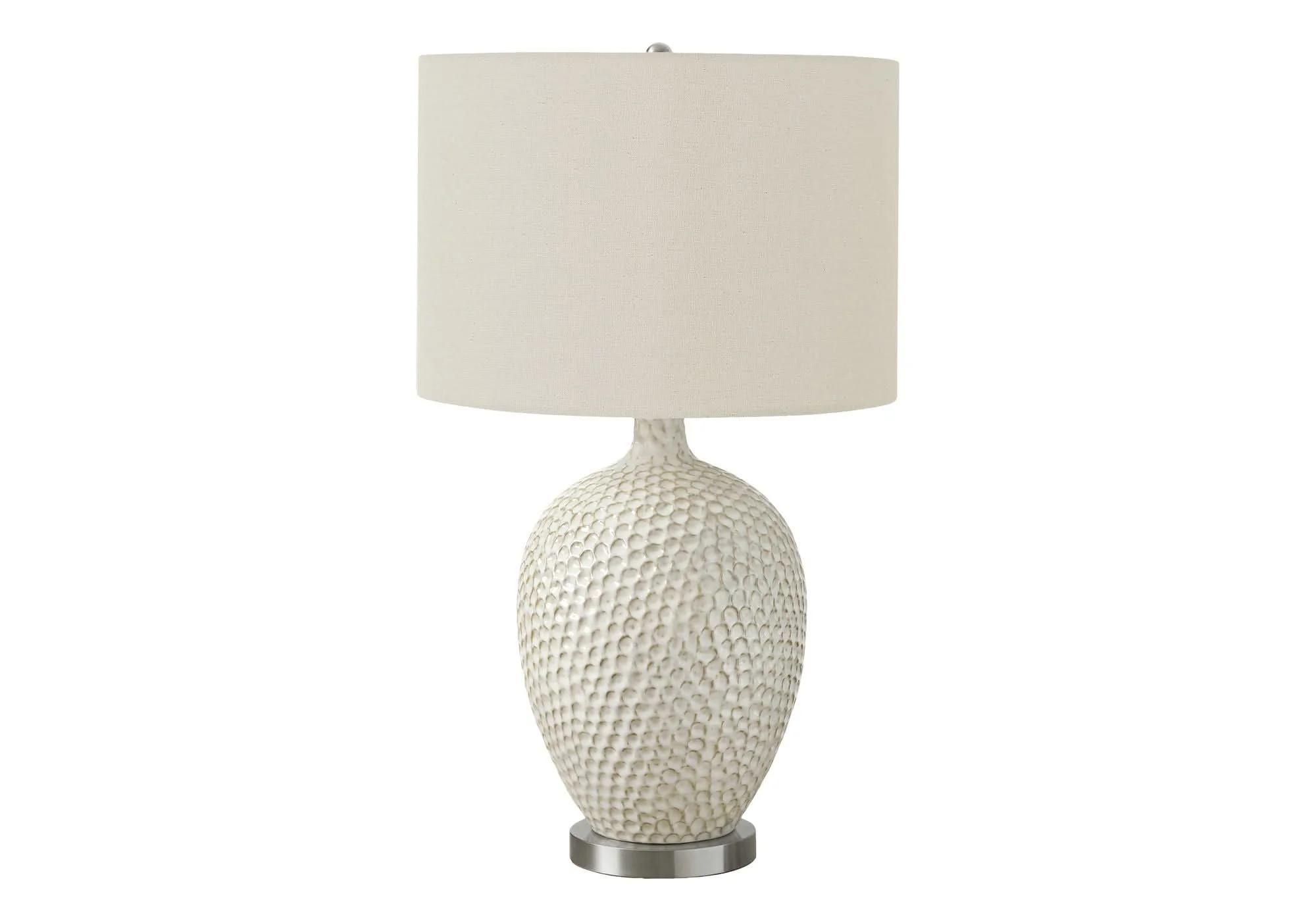 Lighting, Table Lamp, Ceramic, Contemporary - Cream - Image 4