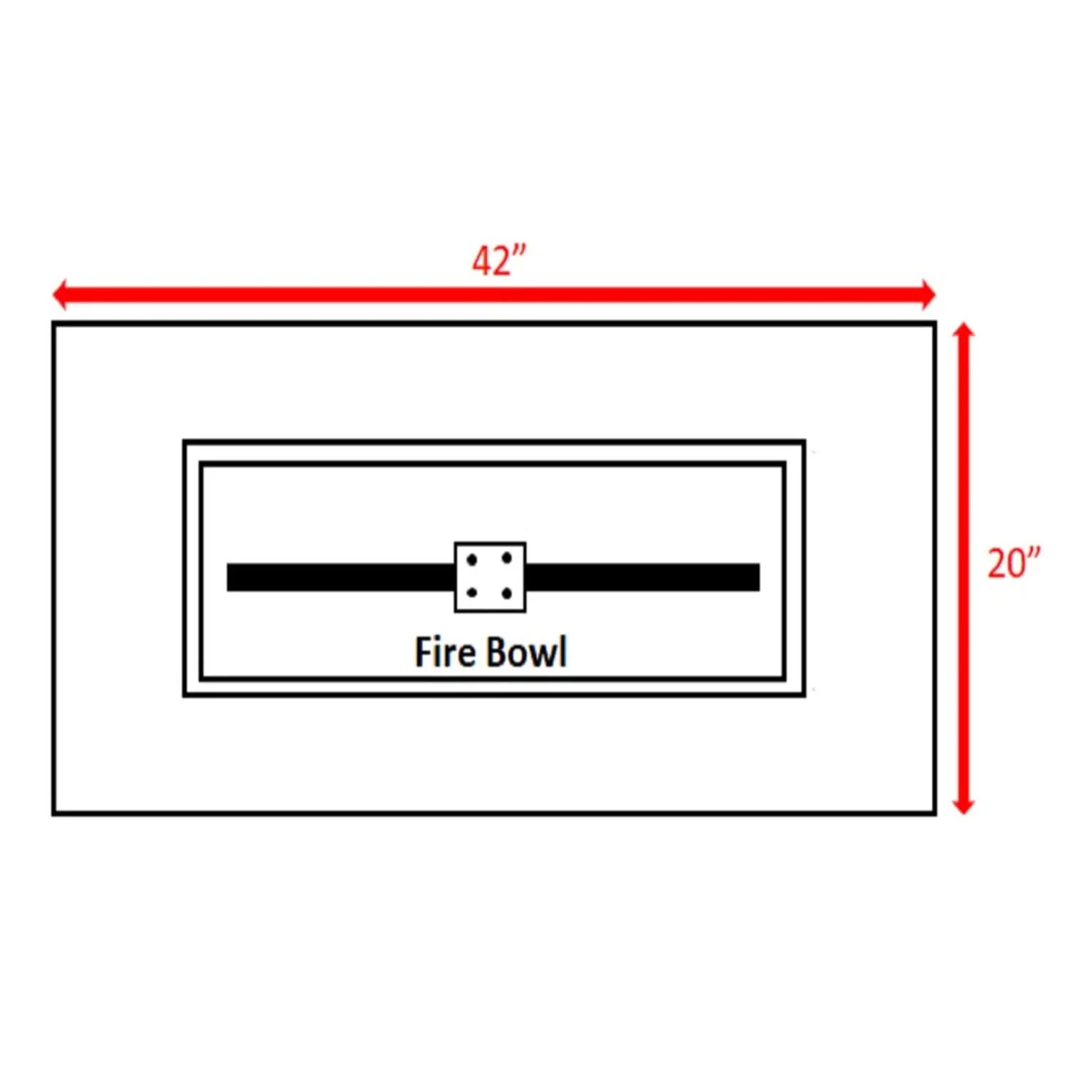 Lightweight Design Propane / Natural Gas Fire Pit Table - Image 8