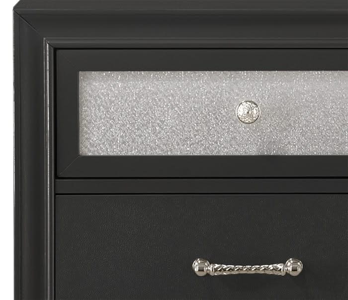 Lila - Nightstand - Black - Image 3