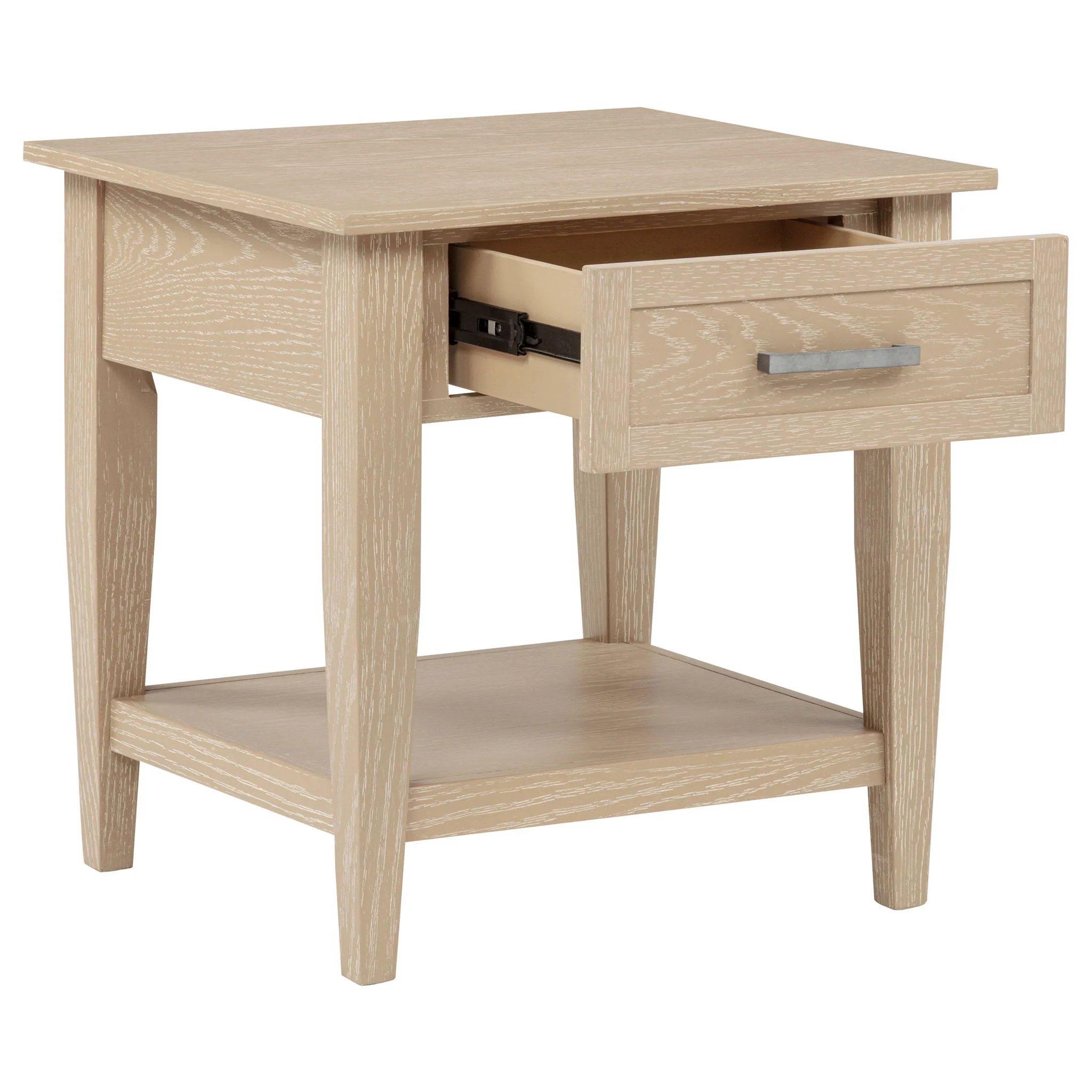 Lindenton 1-drawer Wood Occasional Side End Table Blonde - Image 4