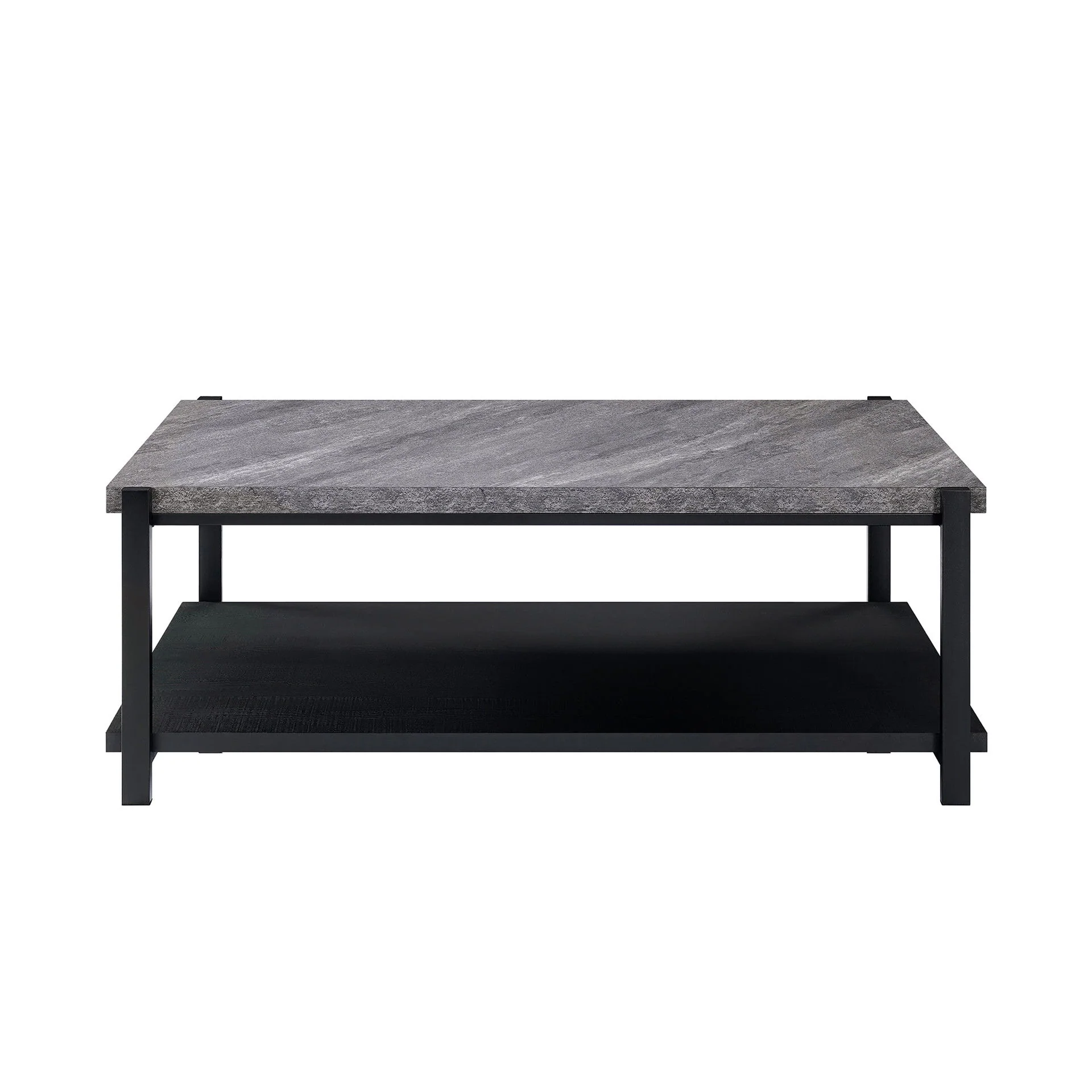 Linea - 3 Piece Occasional Set (1 Coffee & 2 End Tables) - Dark Gray - Image 3