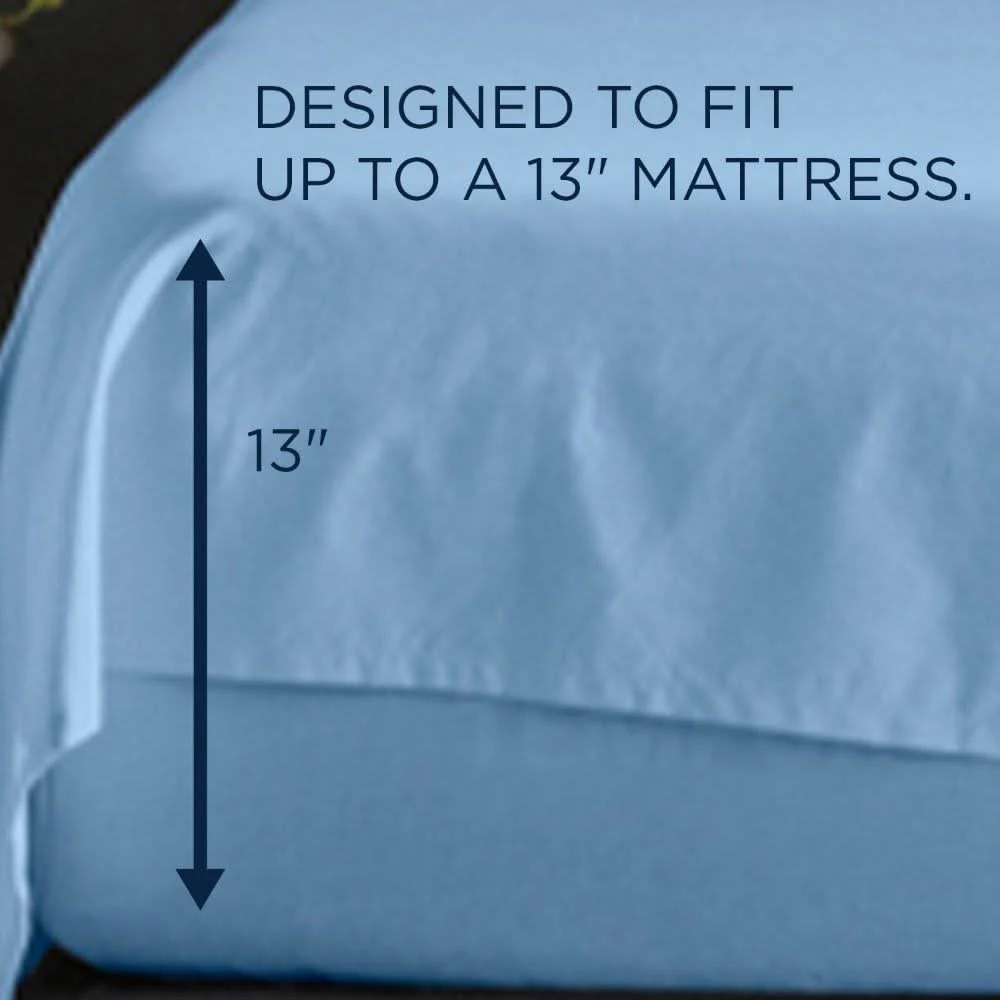Linens - Tempur ProAir Sheet Set - Blue Azure - Image 3