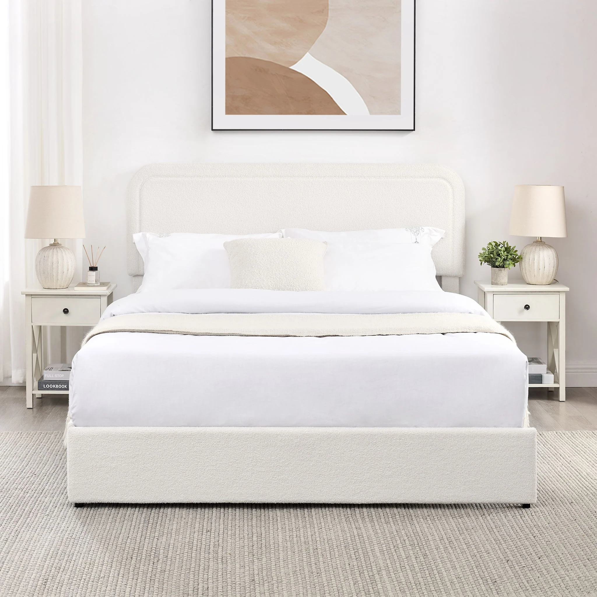 Liv - Patented With Drawers Upholstered Storage Platform Bed - Image 5