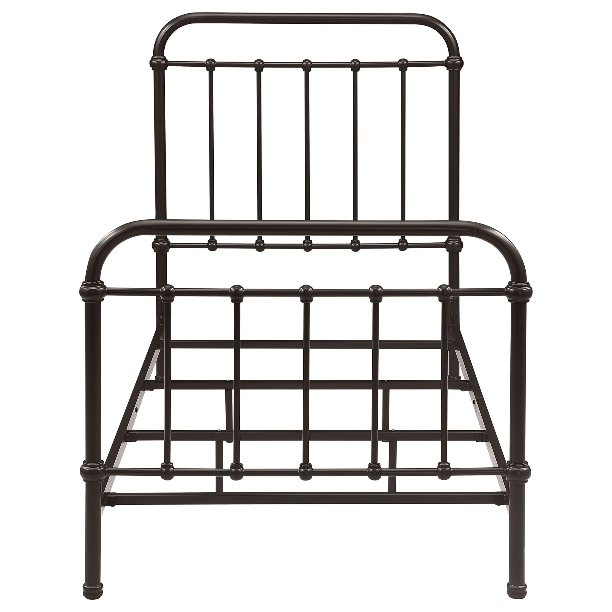 Livingston Metal Twin Open Frame Bed Dark Bronze - Image 3