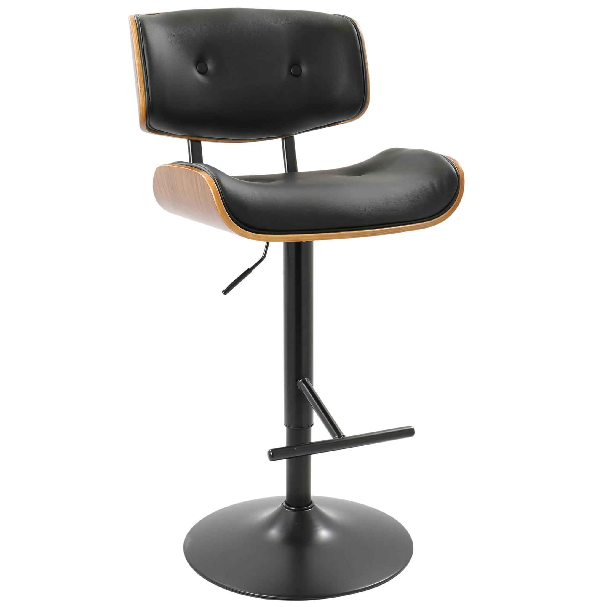 Lombardi - Mid Century Modern Adjustable Barstool - Image 15