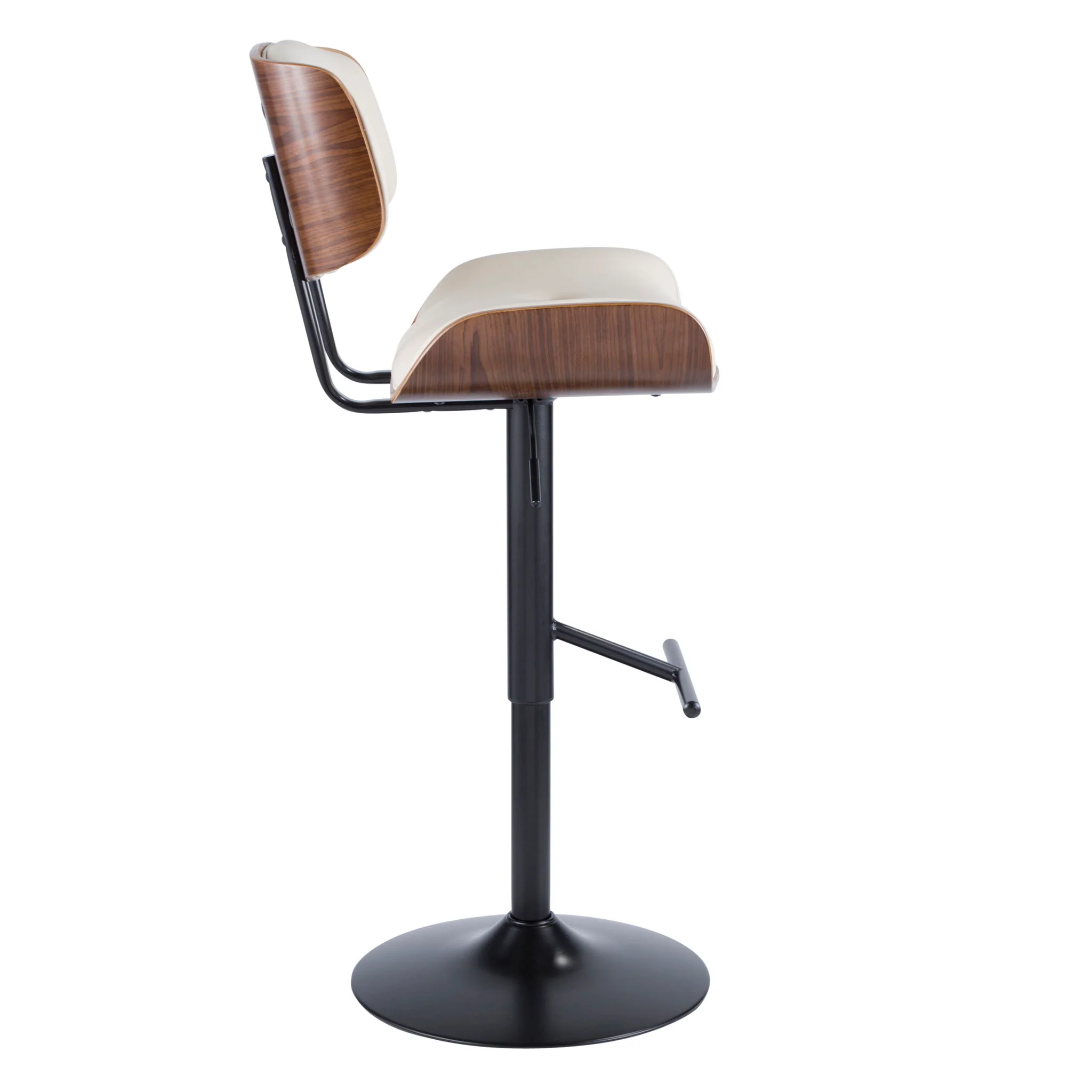 Lombardi - Mid Century Modern Adjustable Barstool - Image 6