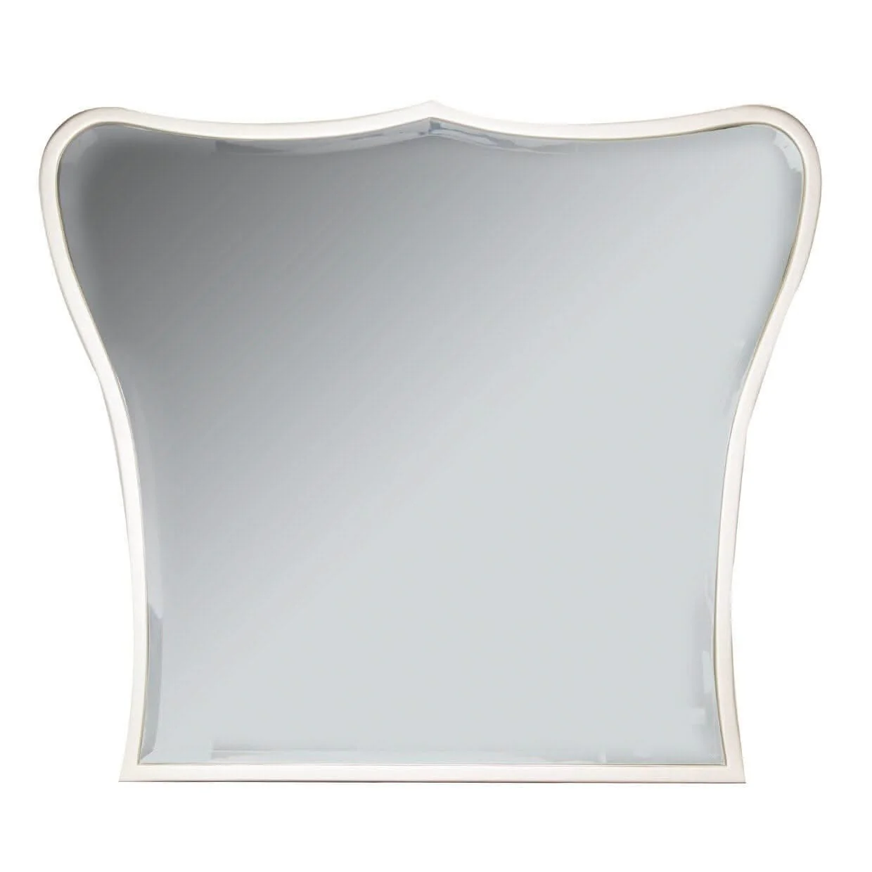 London Place Stone Vanity Mirror with Platinum Finish - Image 2
