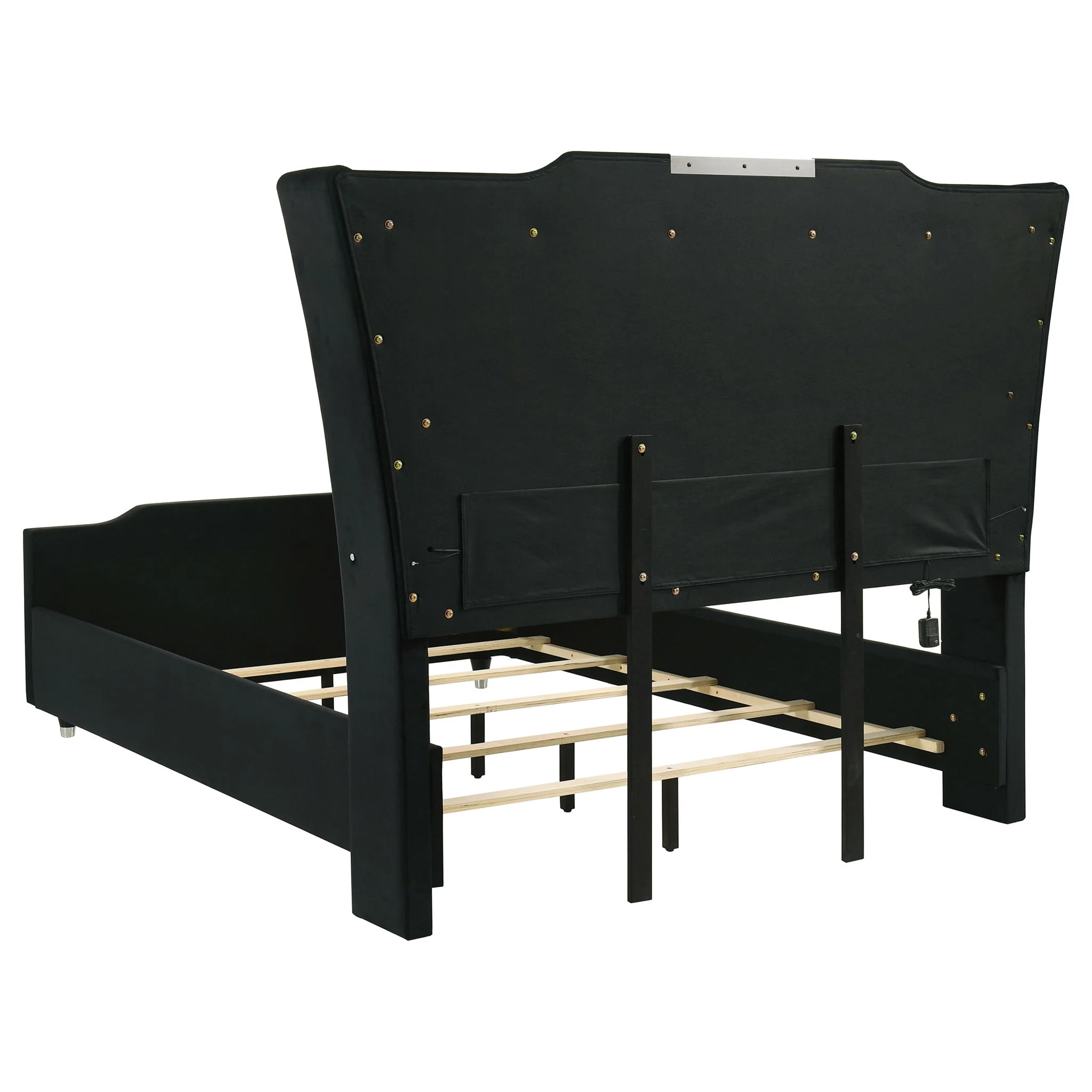 Lorient 4-piece Queen Bedroom Set Black - Image 2