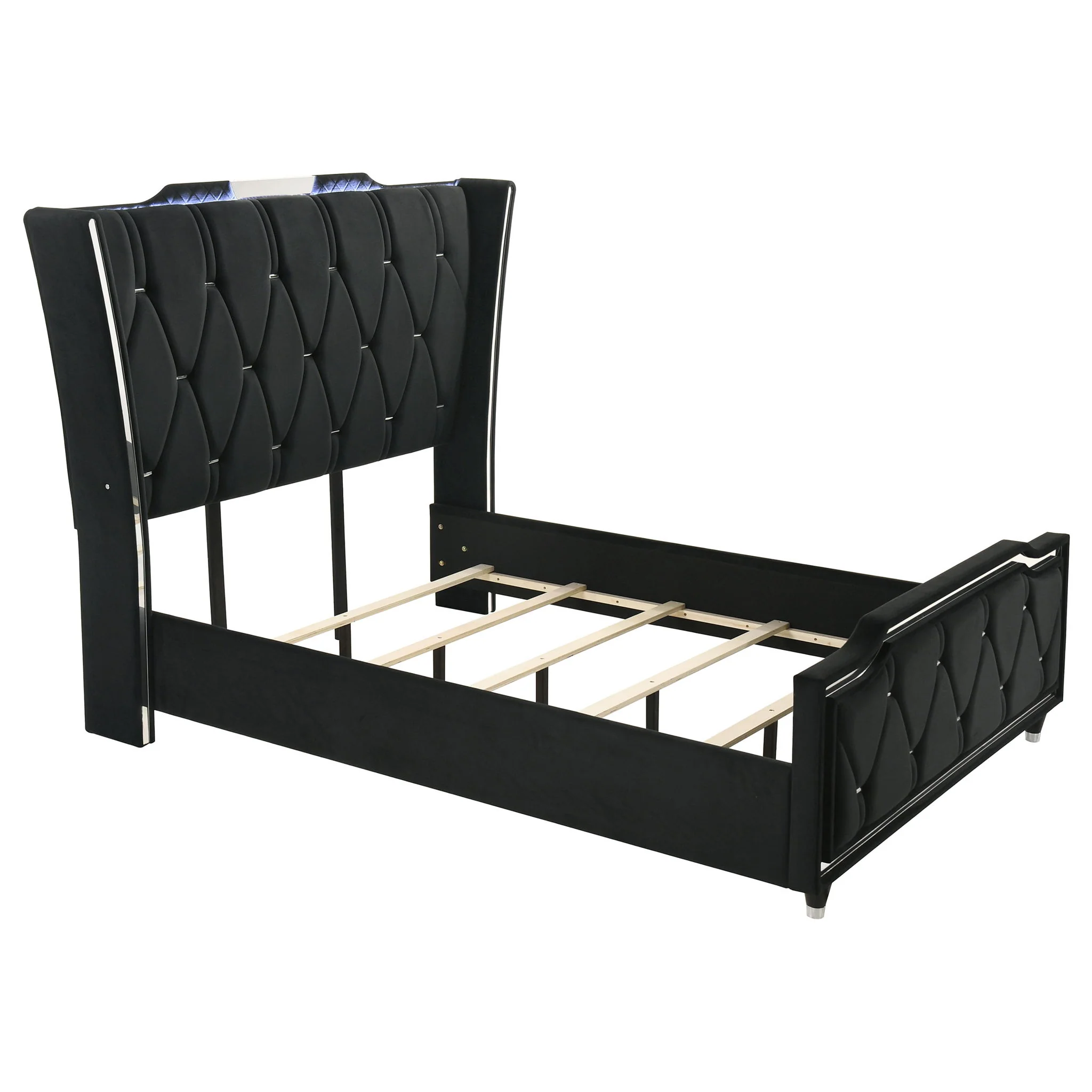 Lorient 5-piece Queen Bedroom Set Black - Image 2