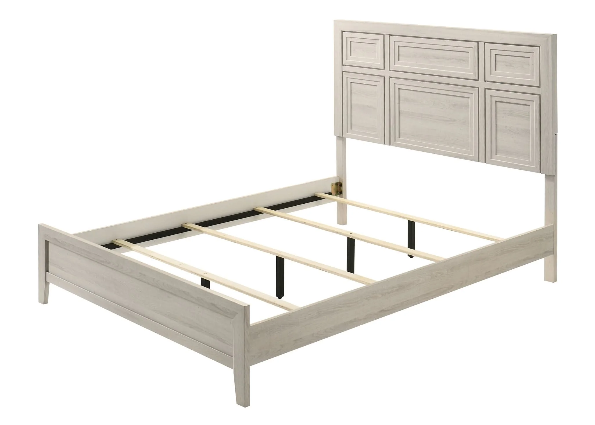 Lorraine - King 4 Piece Bedroom Set - Antique White - Image 3