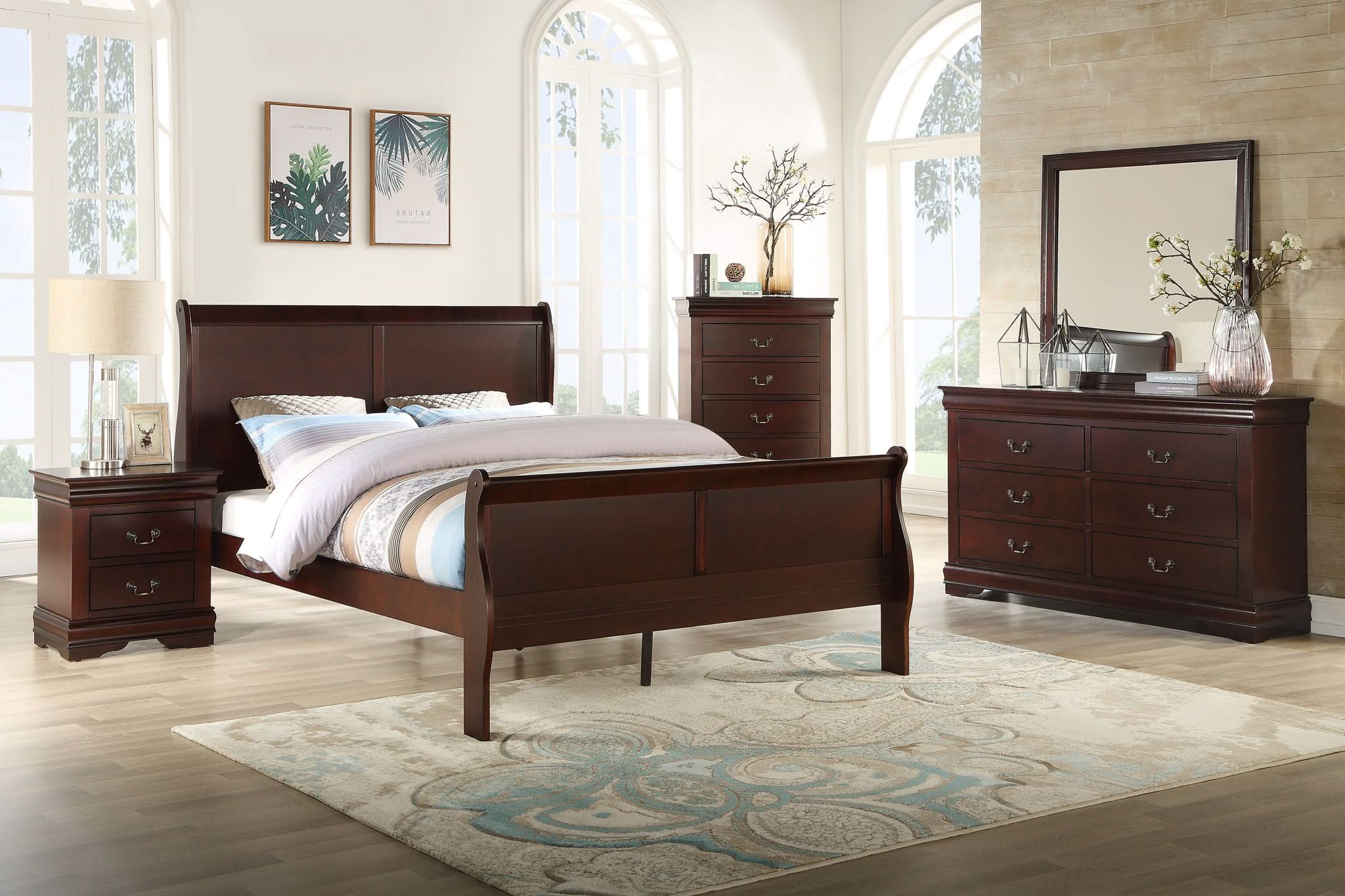 Louis Philip - Dresser - Cherry - Image 4