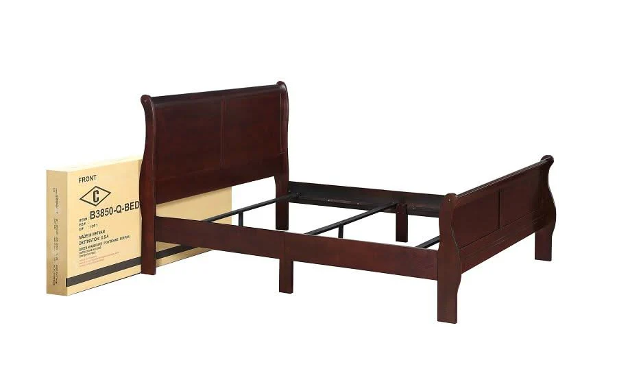 Louis Philip - King Bed - Cherry - Image 3