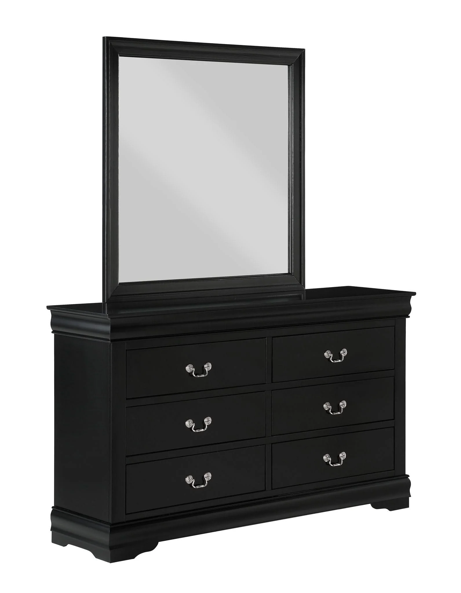 Louis Philip - Twin 5 Piece Bedroom Set - Black - Image 3