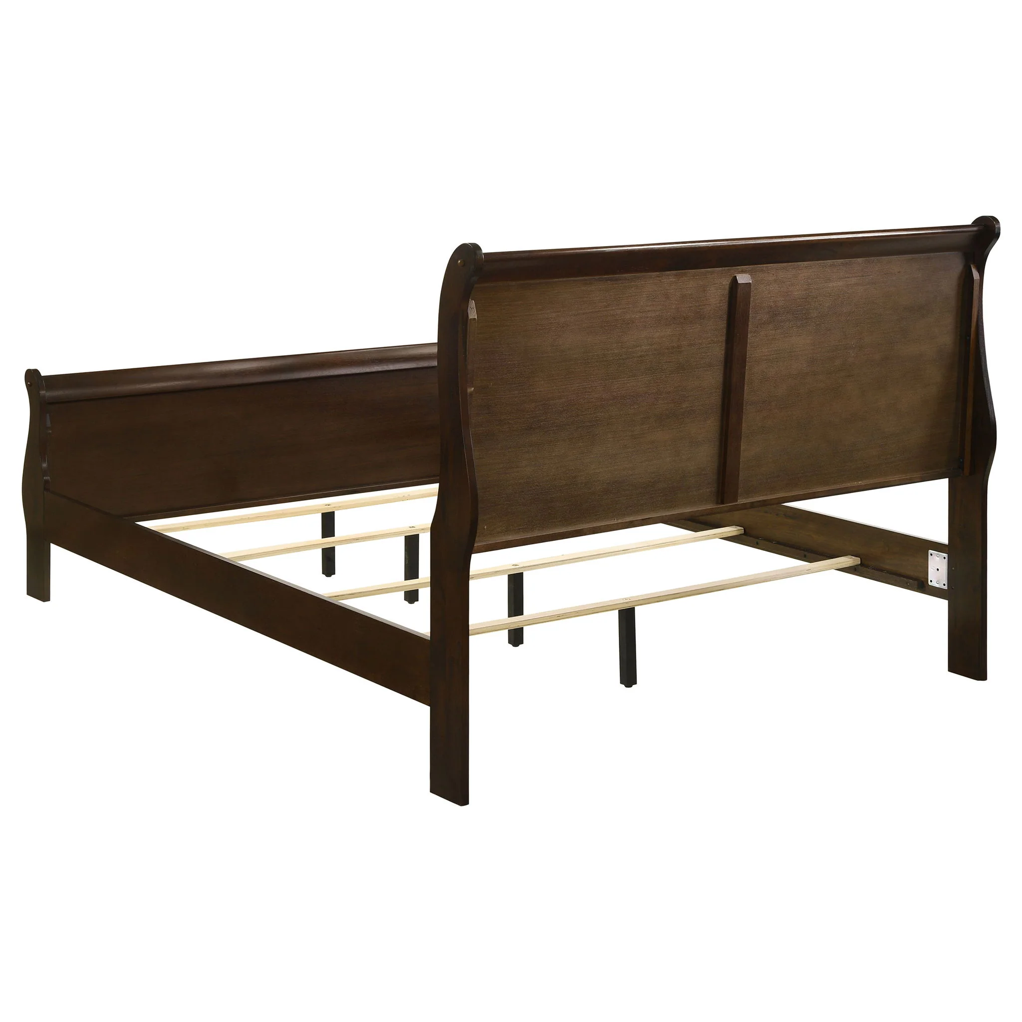 Louis Philippe 4-piece Full Bedroom Set Cappuccino - Image 2
