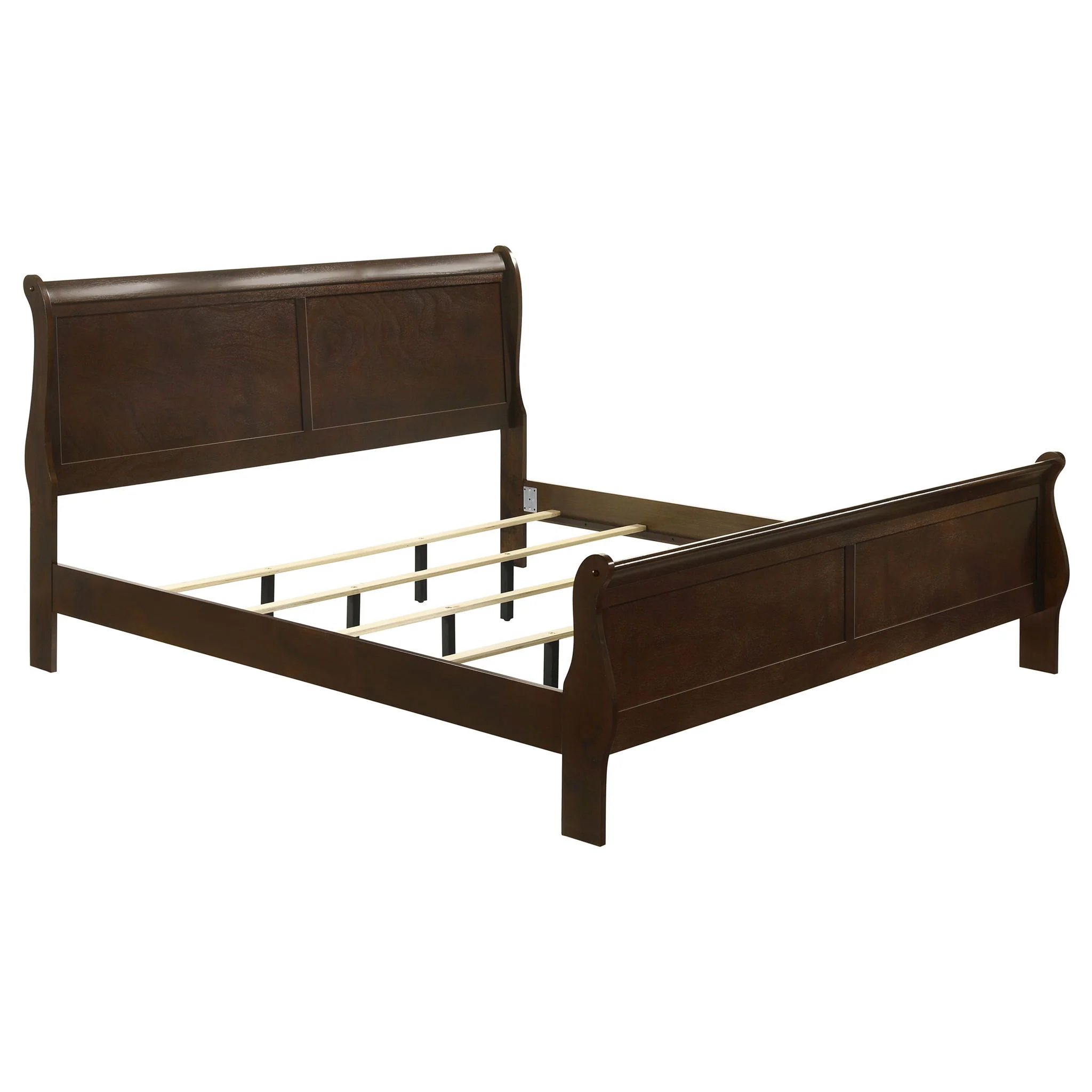 Louis Philippe 5-piece Eastern King Bedroom Set Cappuccino - Image 2