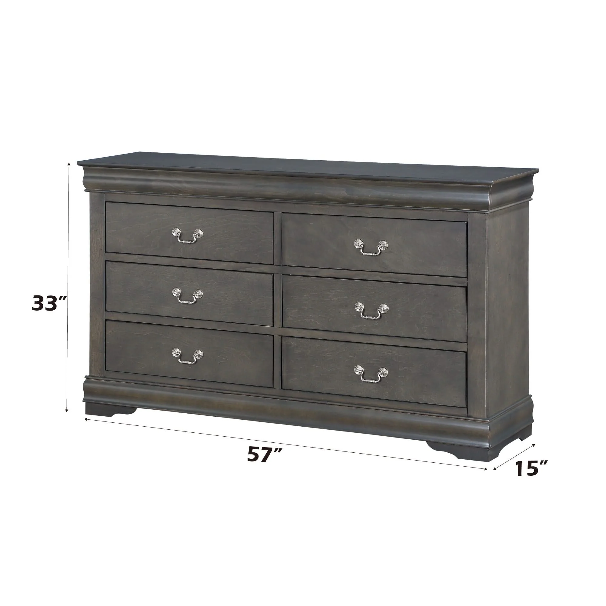 Louis Philippe - Bedroom Dresser, Sleek Design - Image 7