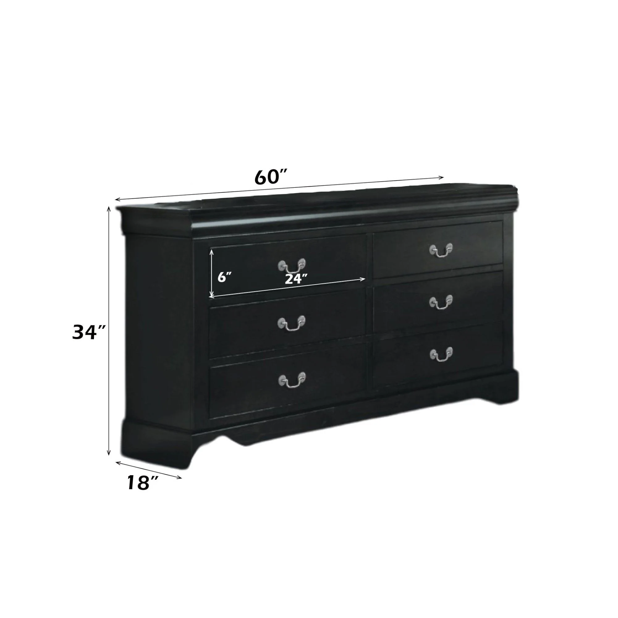 Louis Philippe III - Dresser, Durable Construction - Image 5