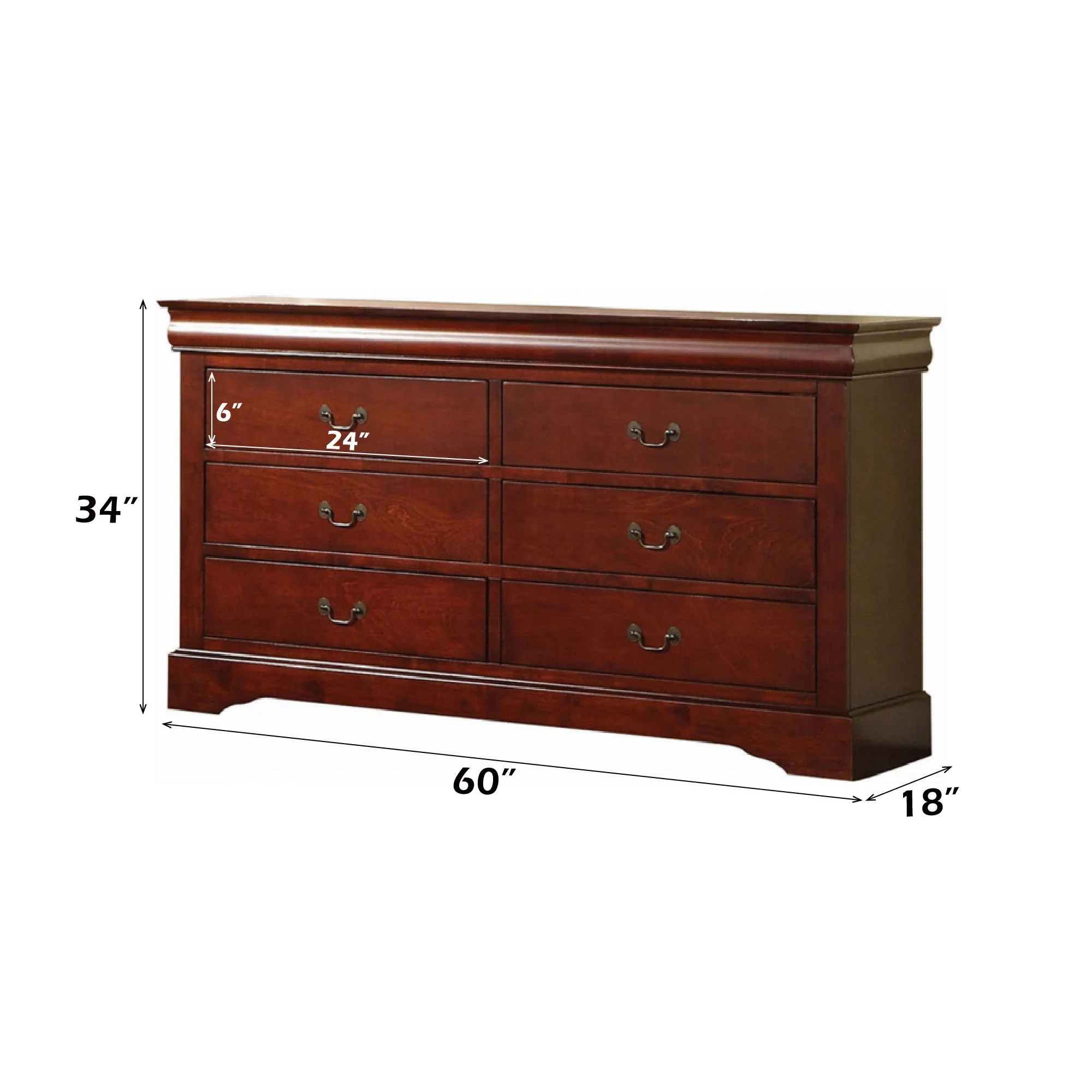 Louis Philippe III - Dresser, Durable Construction - Image 6