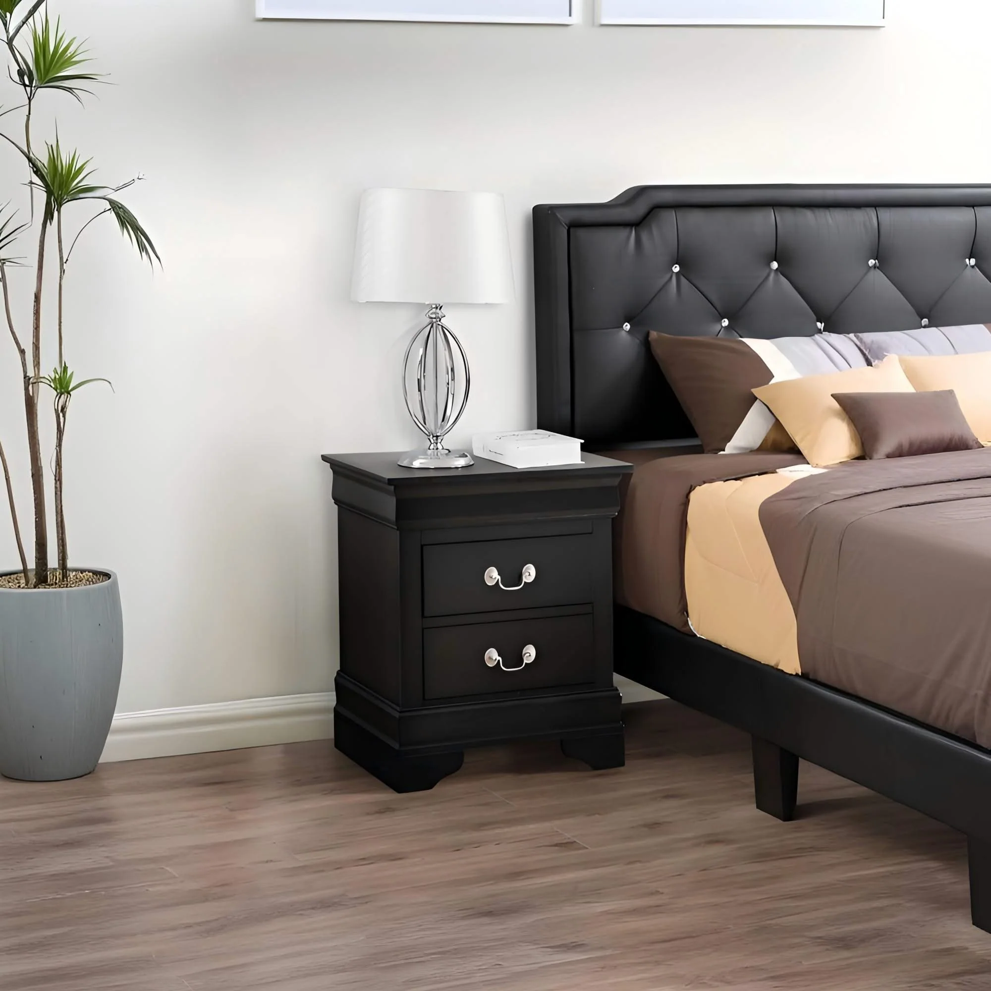 Traditional Style Bedroom Accent Nightstand - Image 5