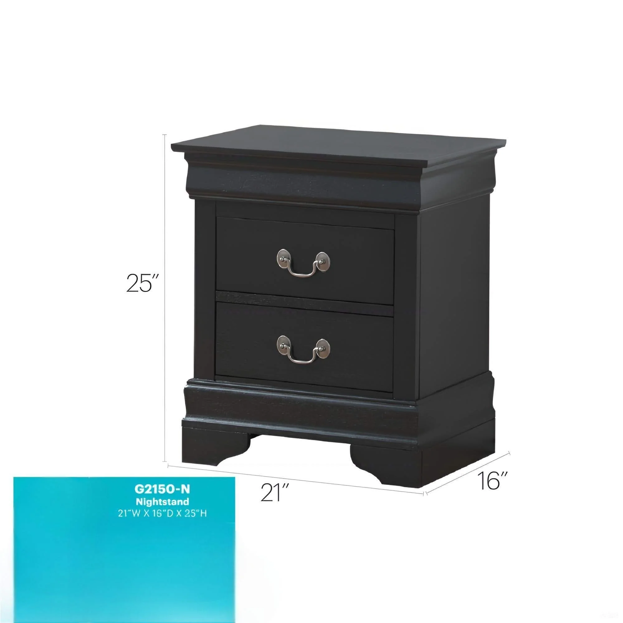 Traditional Style Bedroom Accent Nightstand - Image 8