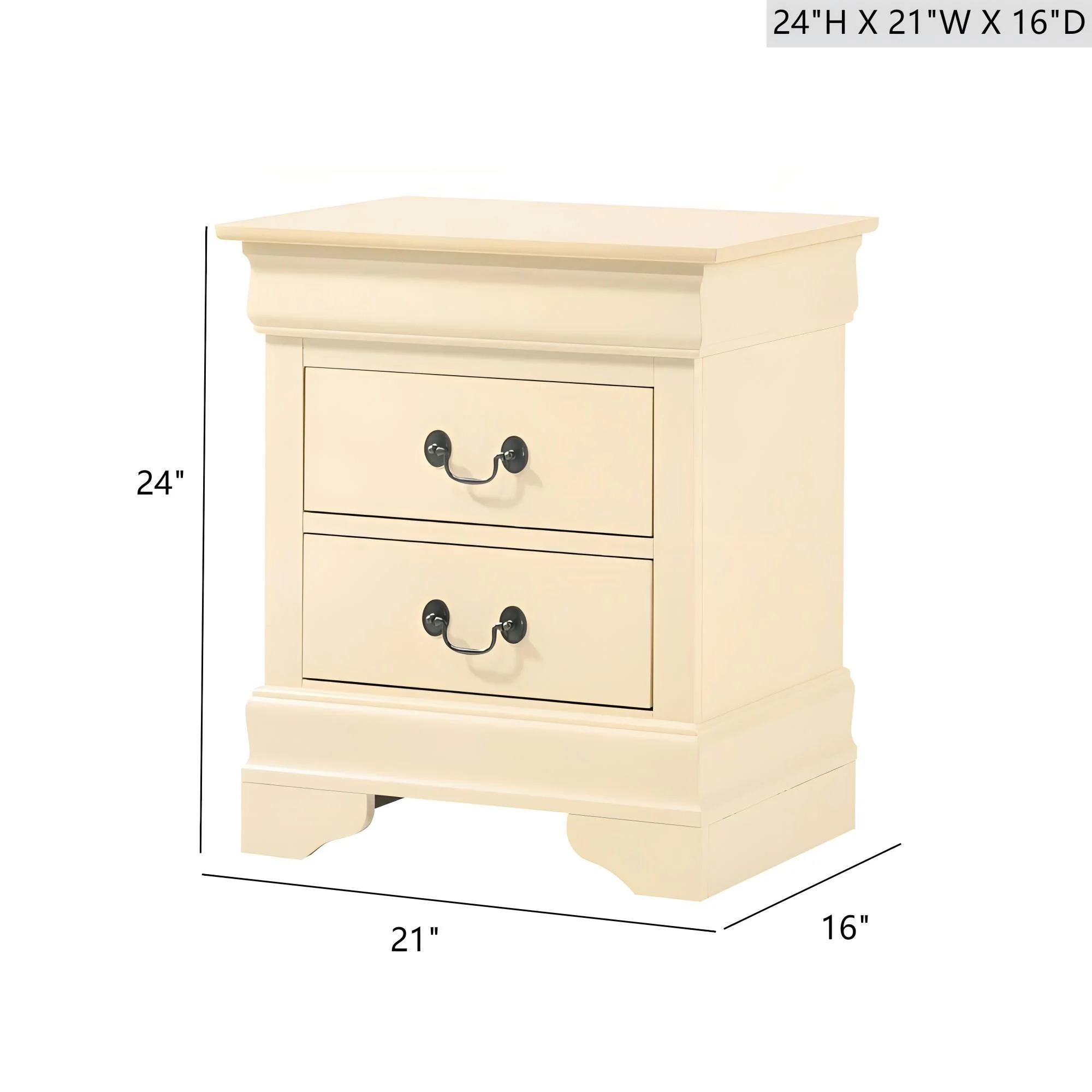 Traditional Style Design Nightstand - Image 26