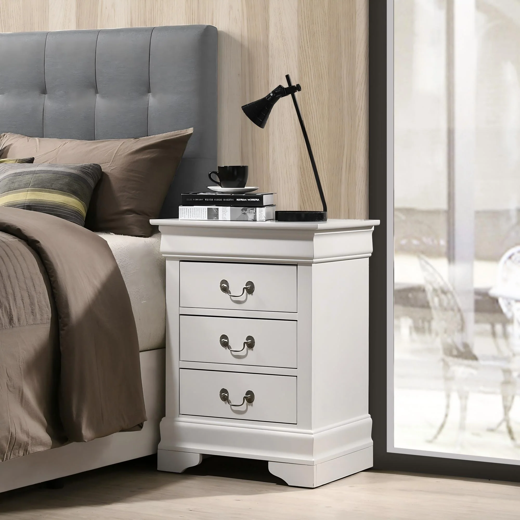 Louis Phillipe - Nightstand - Wood - Image 28