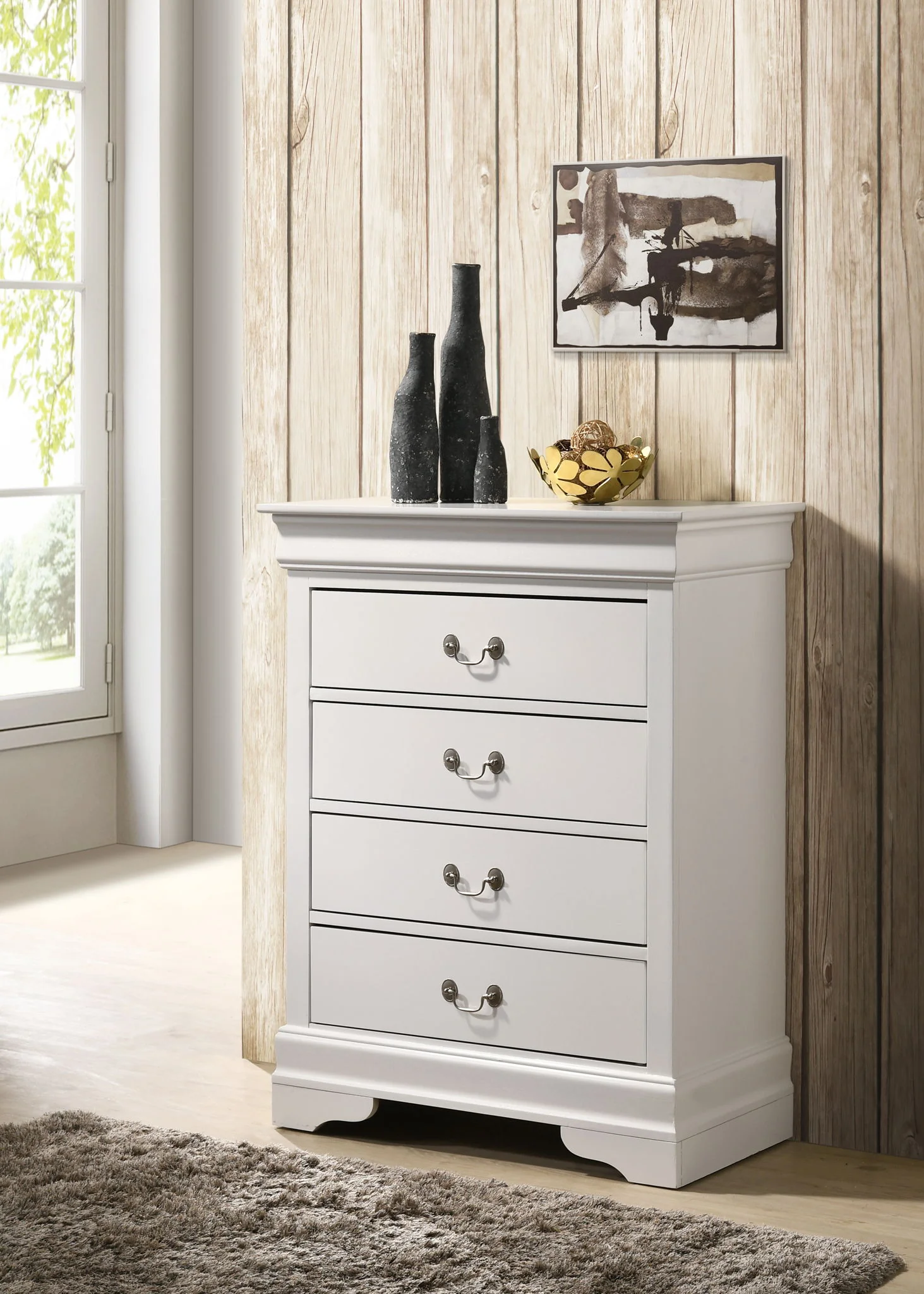 Louis Phillipe - Traditional Style Storage Chest Elegant - Image 2