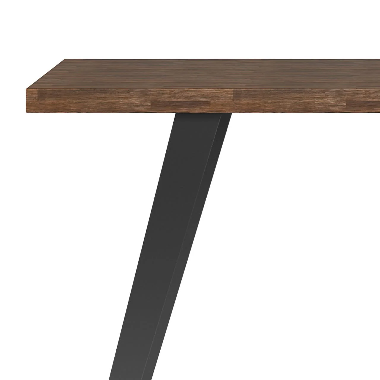 Lowry - Flat Top Desk - Rustic Natural Aged Brown - Image 4