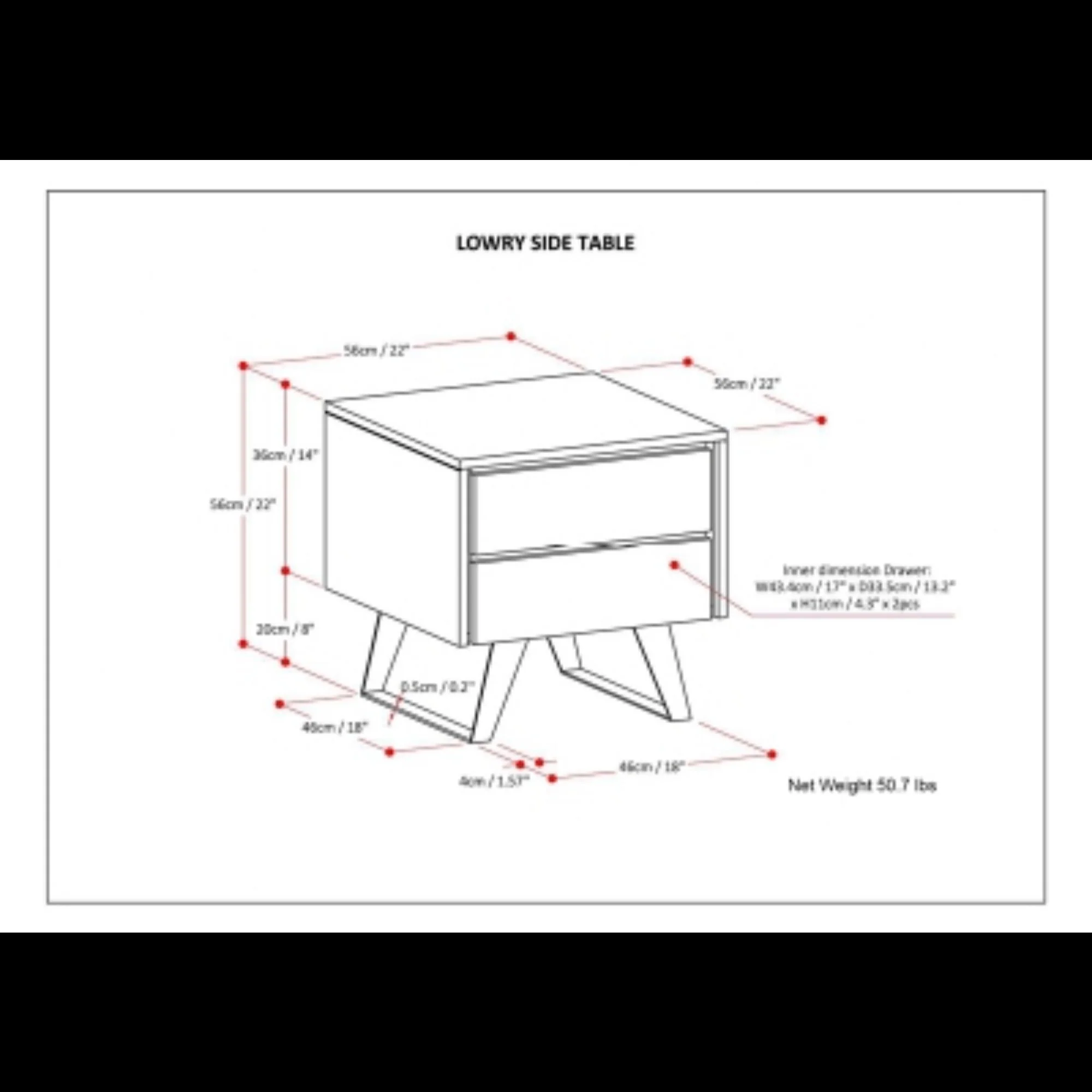 Lowry - Side Table - Natural - Image 2