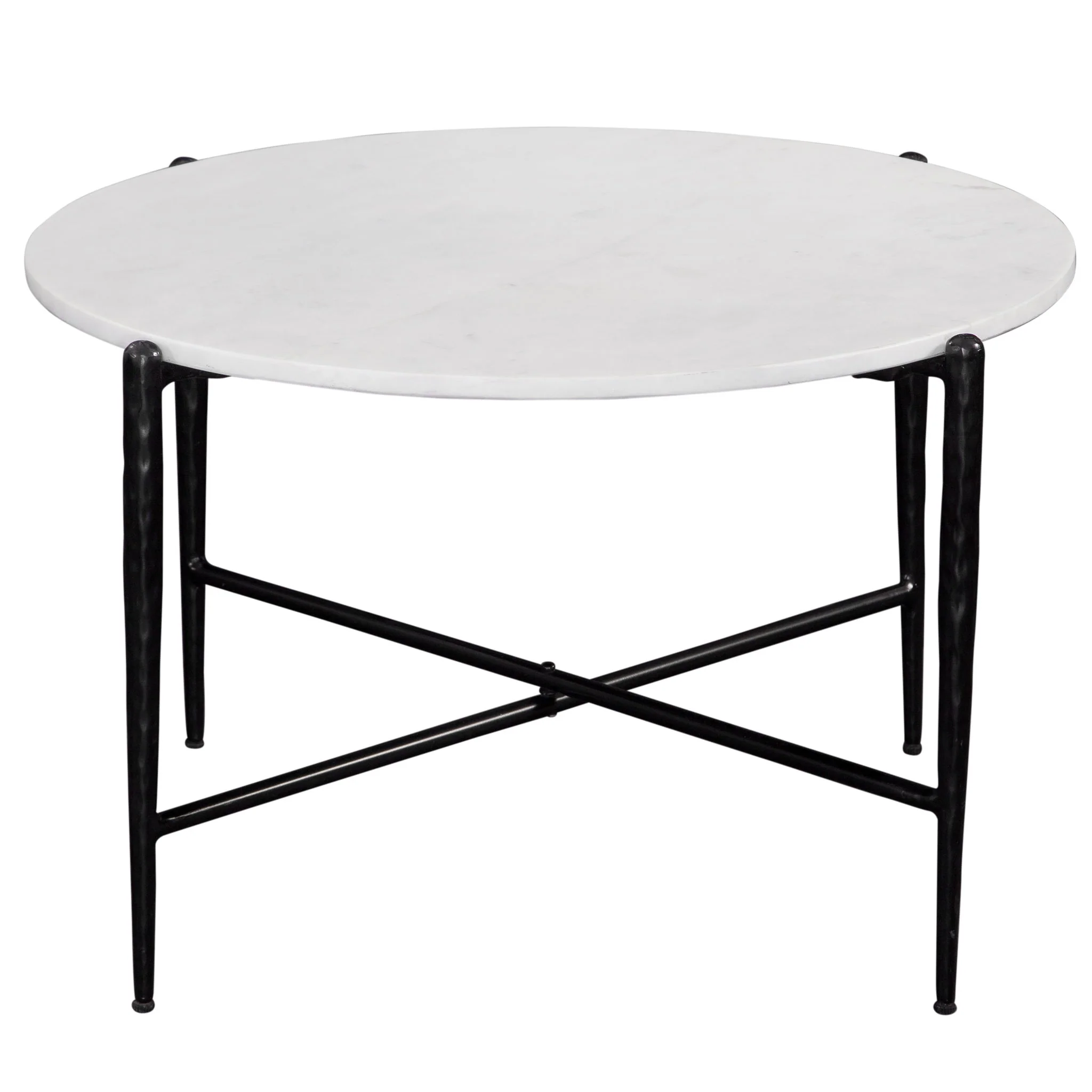 Loxie - 3-Piece Table Set (Cocktail Table, 2 End Tables) - White / Black - Image 2