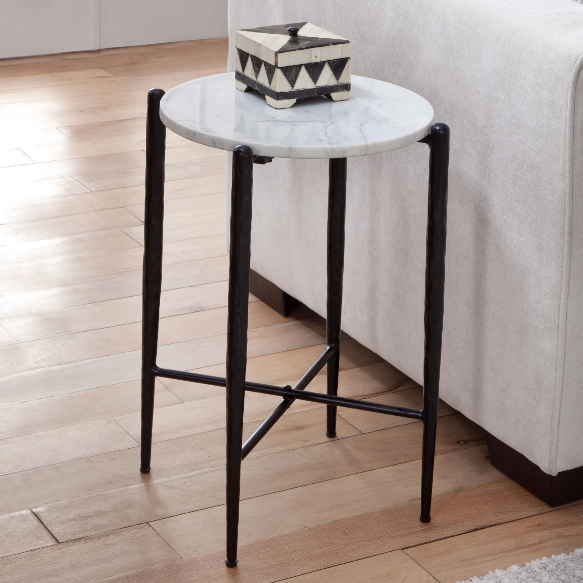 Loxie - Marble Top Round Table - Image 4
