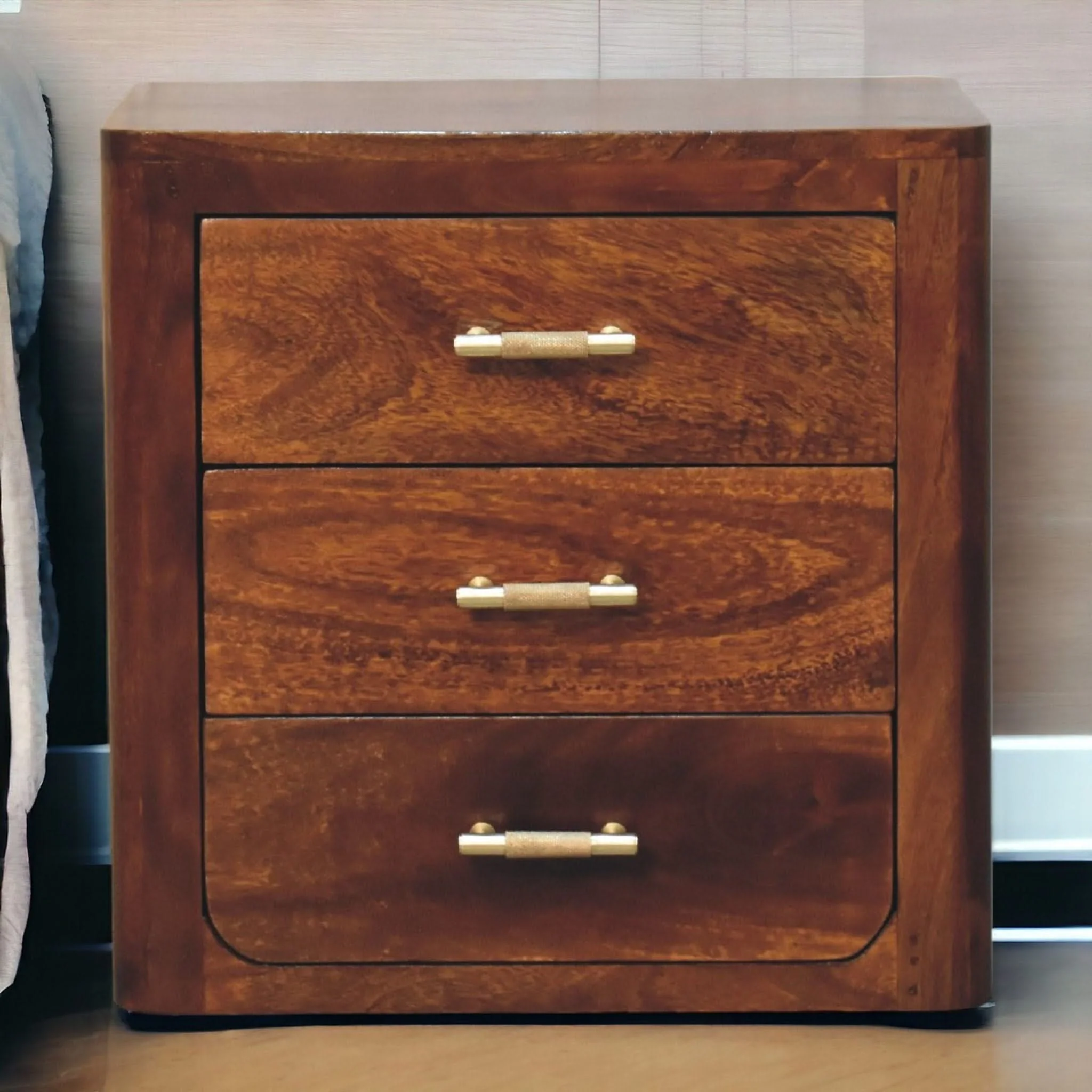 Luca - Nightstand - Brown - Image 3