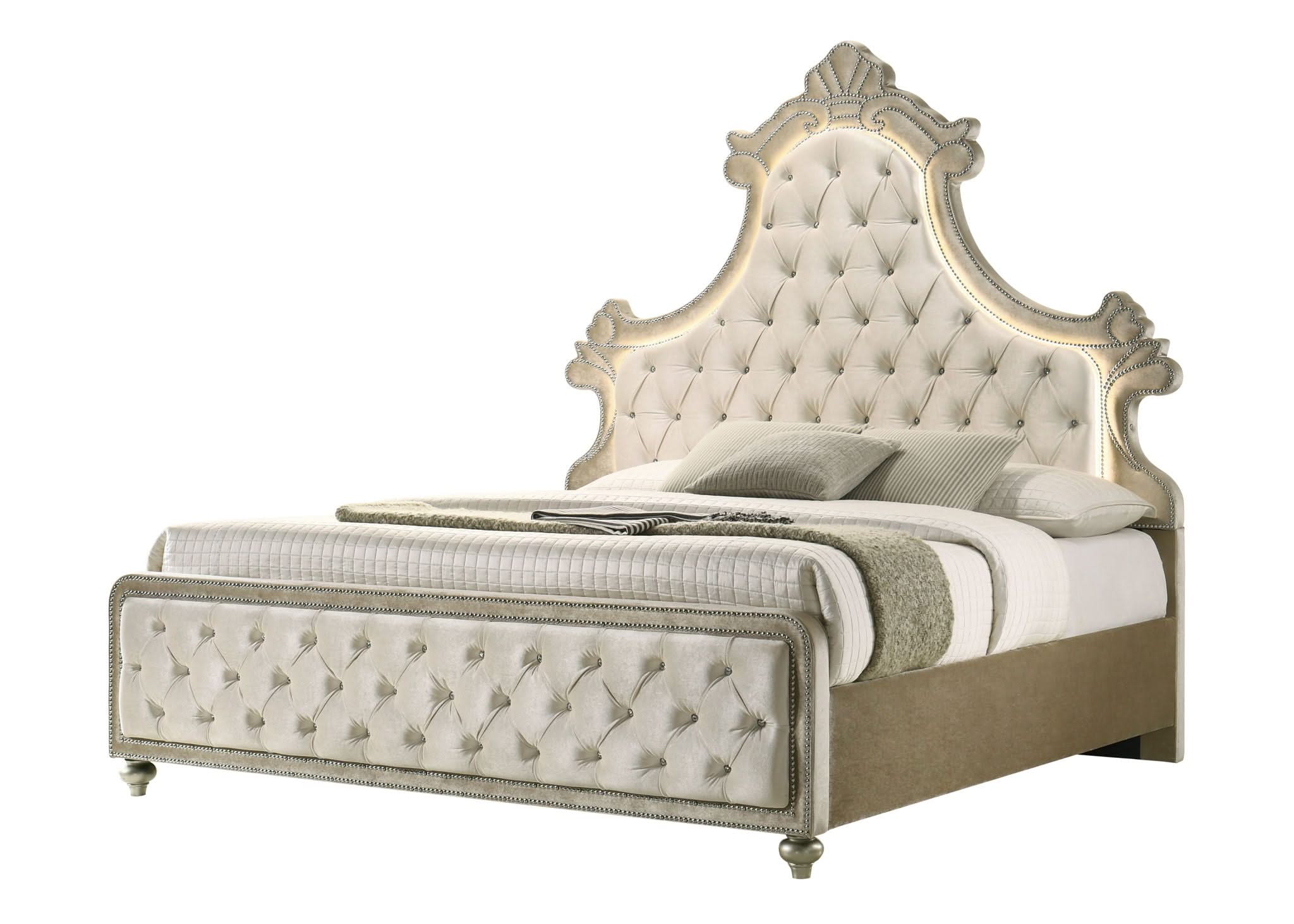Lucienne - Bed With LED Lighting - Image 2
