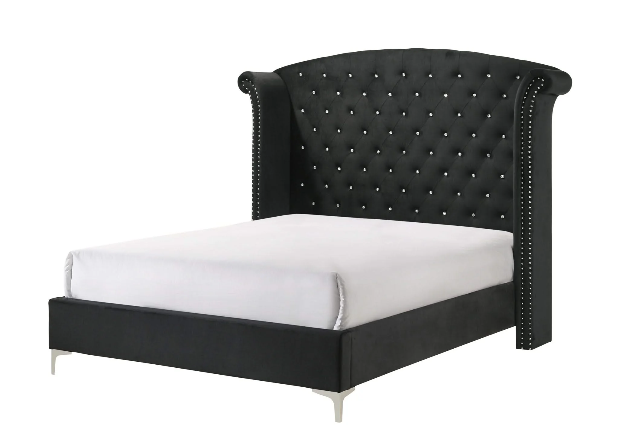 Lucinda - King 4 Piece Bedroom Set - Black - Image 3