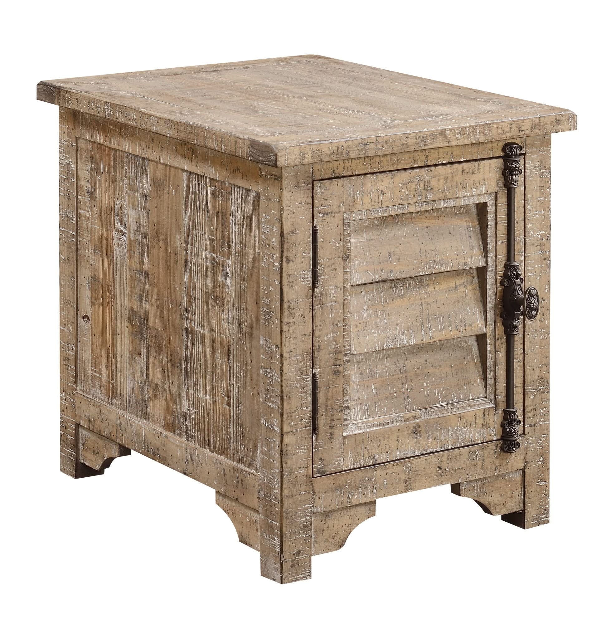 Chair Side Table - Taupe - Image 2