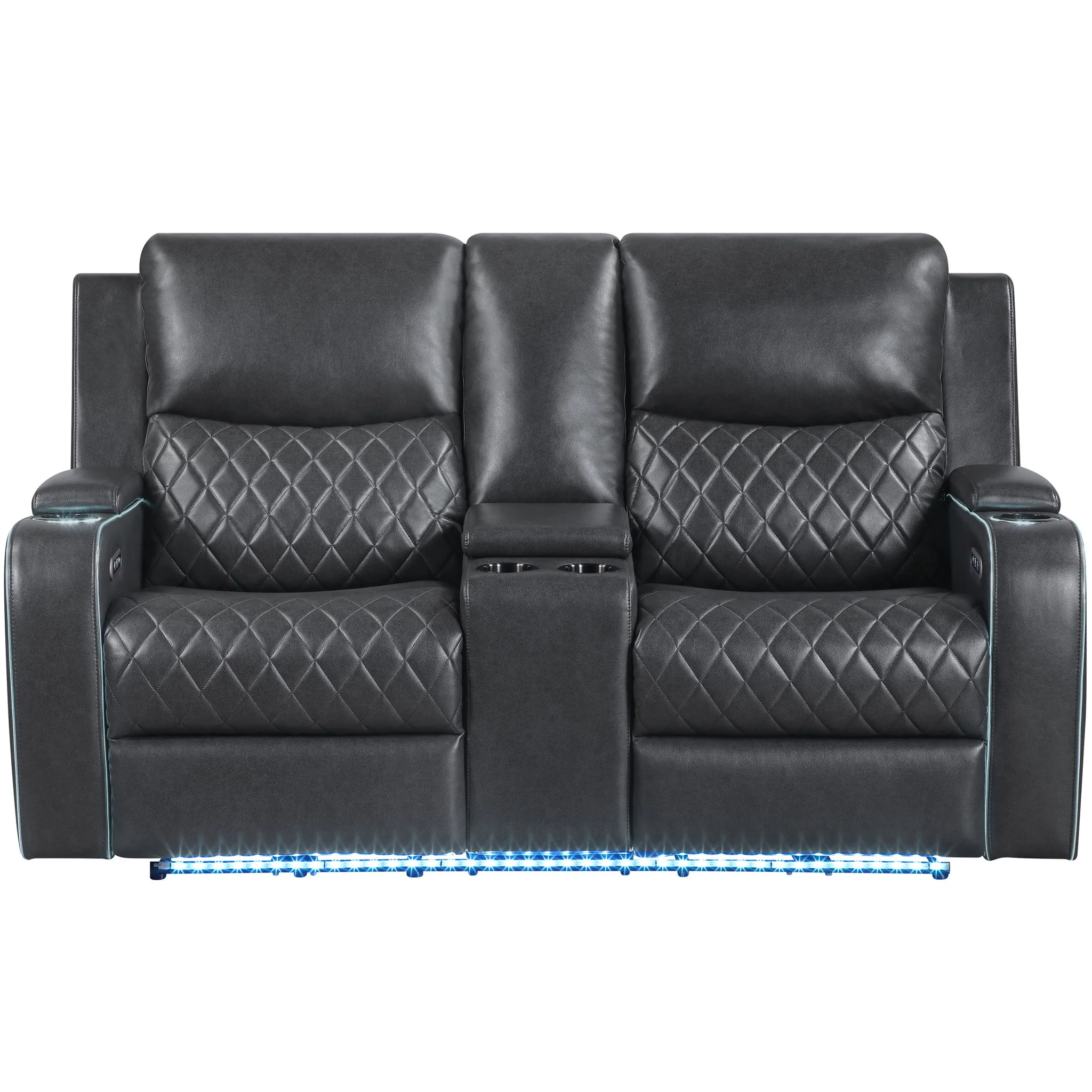 Luna - Power Console Loveseat - Image 2